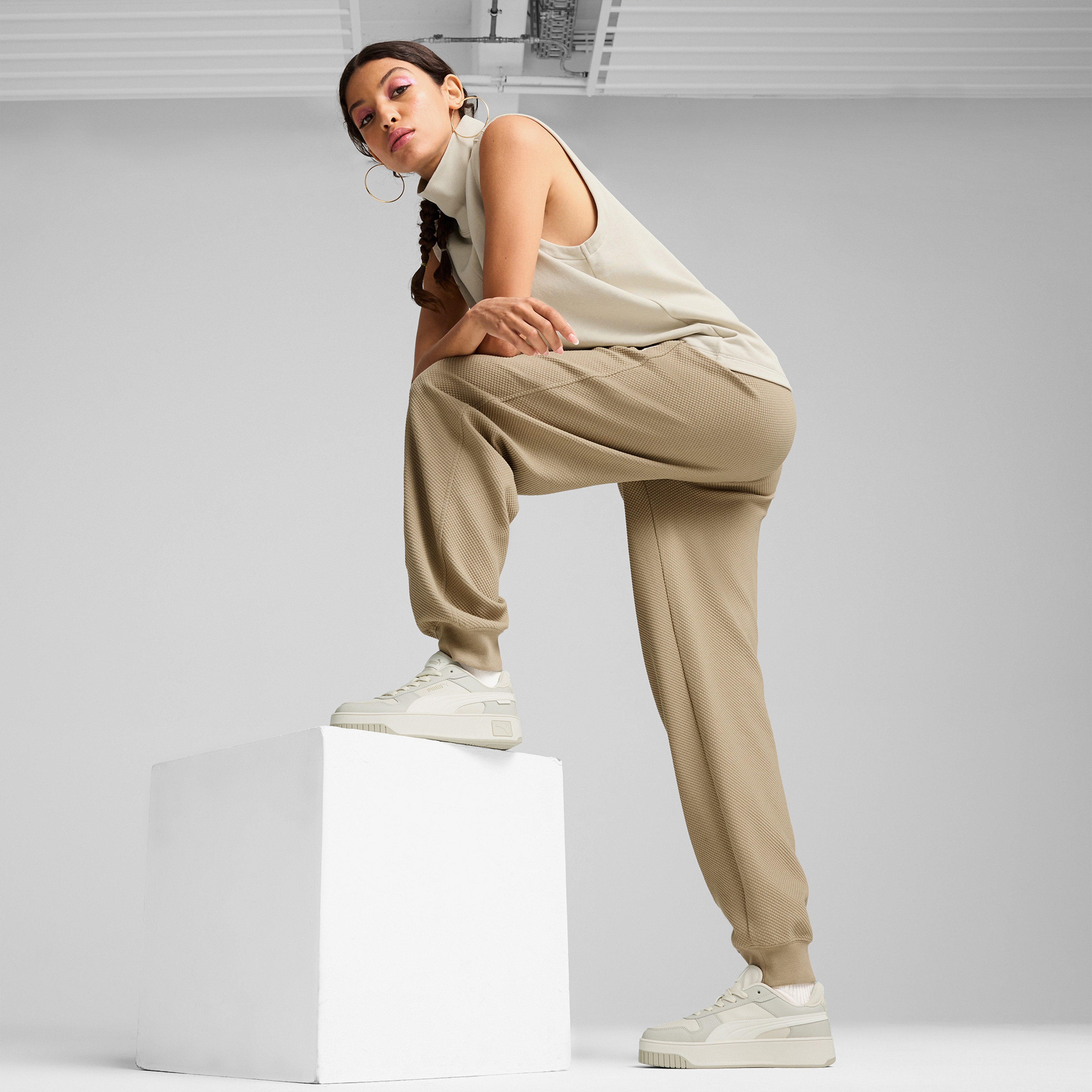 Puma Carina Street Animal Fever Kadın Beyaz Sneaker