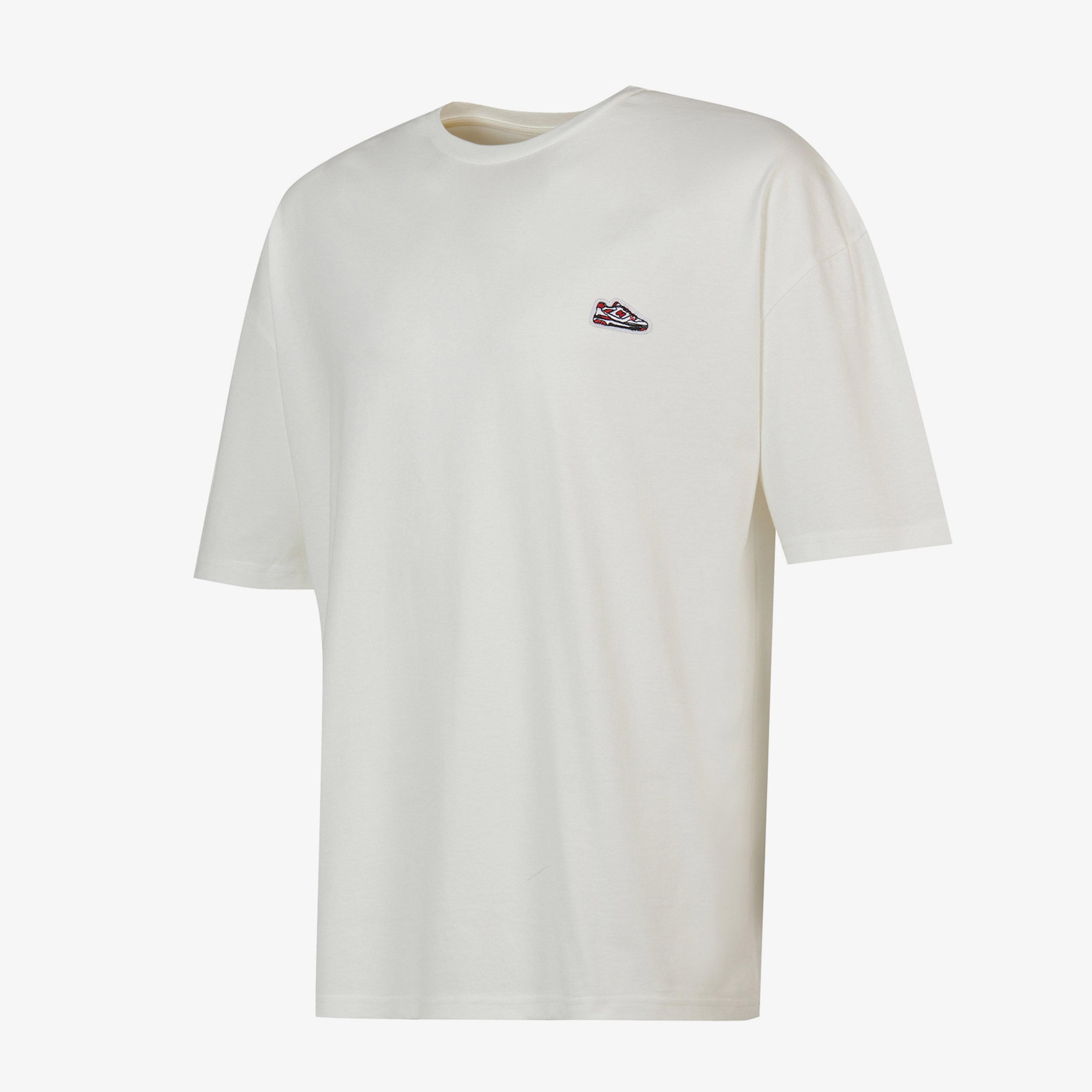 New Balance Lifestyle Unisex Bej T-Shirt