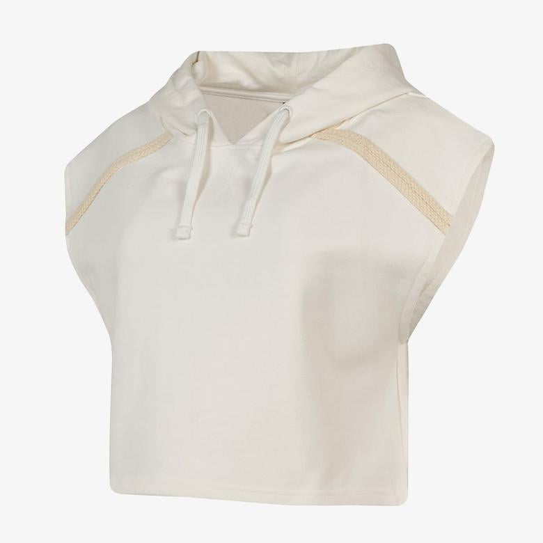 New Balance Lifestyle Kadın Bej Sweatshirt