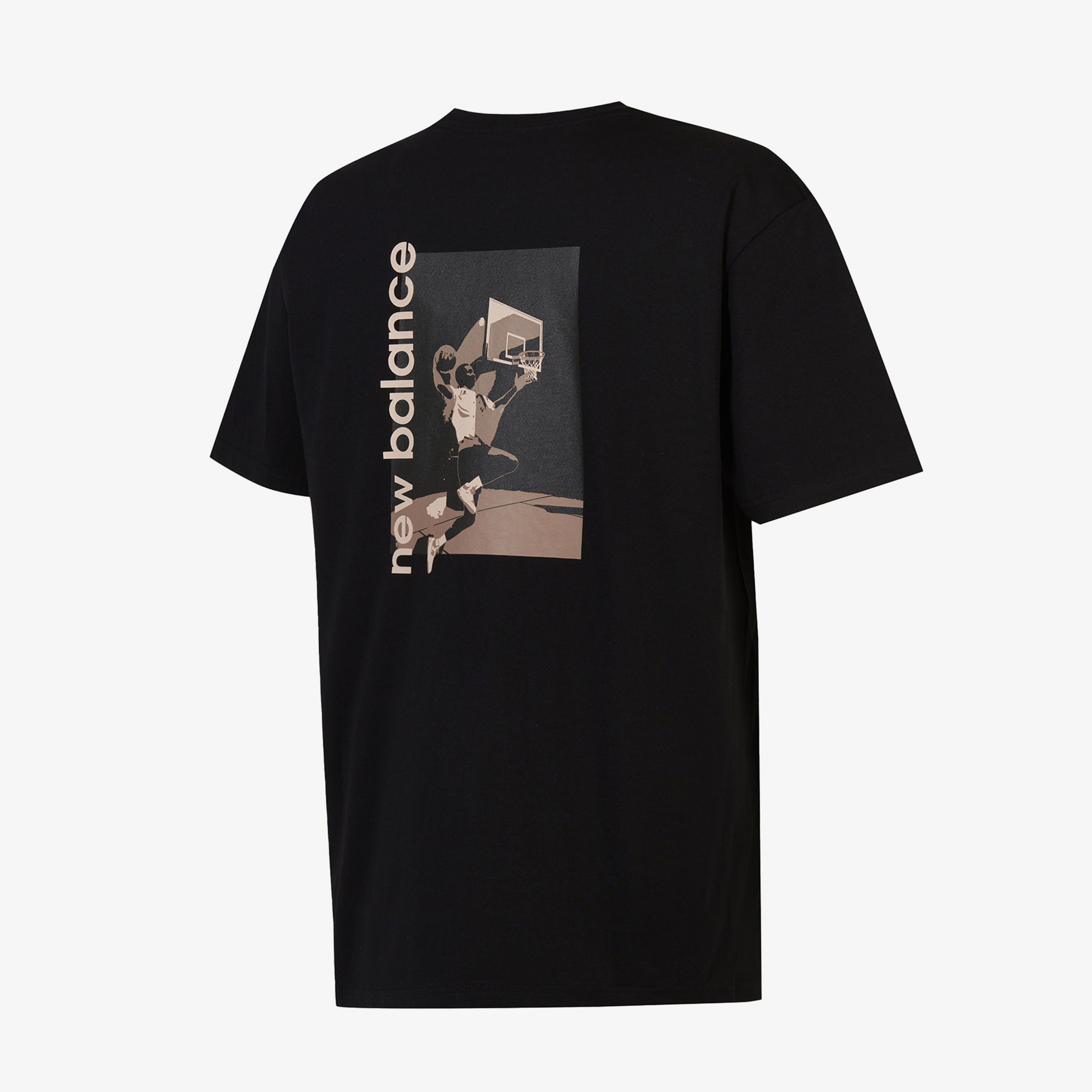 New Balance Lifestyle Erkek Siyah T-Shirt