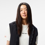 UNITED4 Kadın Siyah Crop Yelek