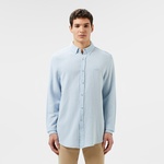 Erkek Slim Fit Açık Mavi Gömlek