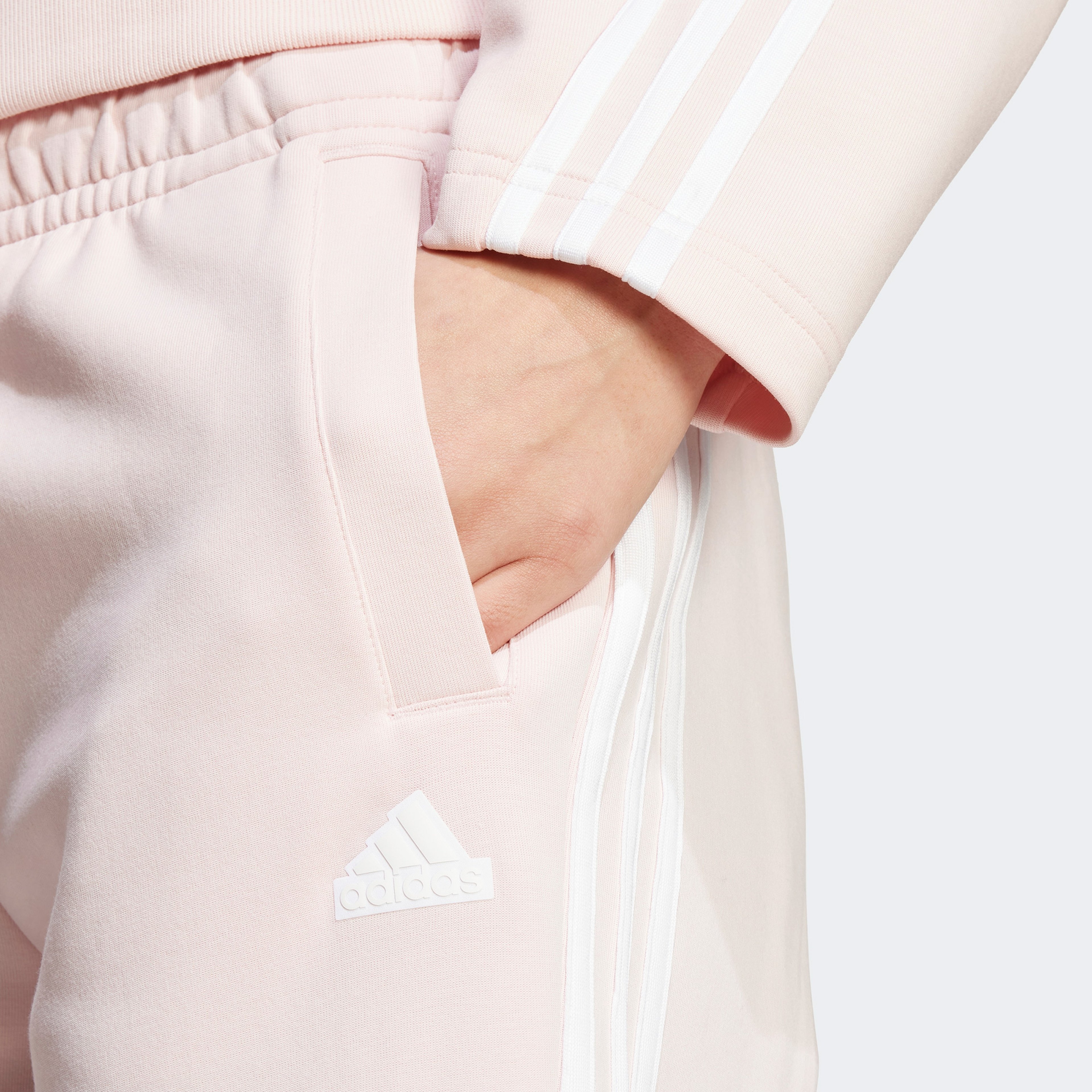 adidas Future Icons 3-Stripes Regular Kadın Pembe Eşofman Altı