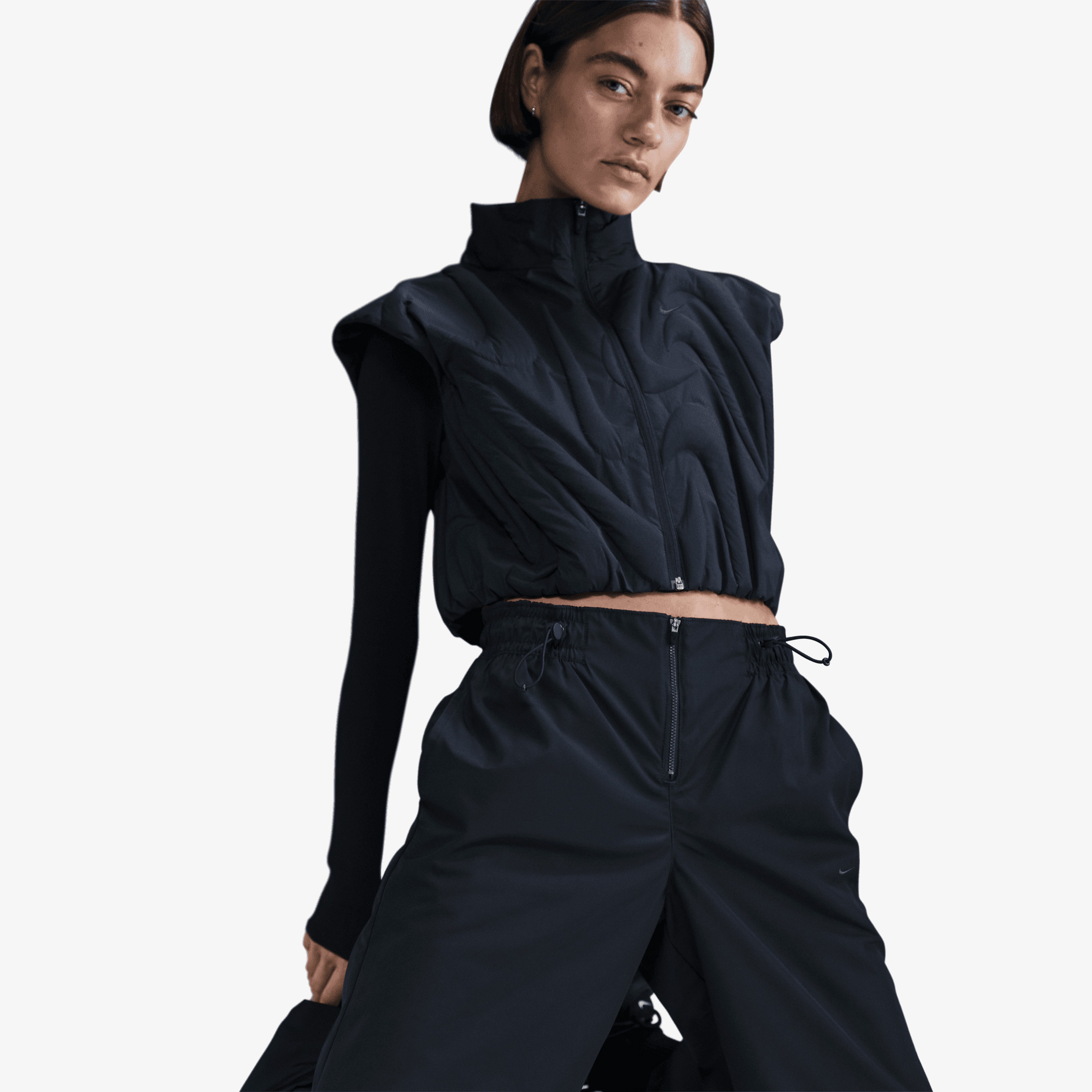 Nike Sportswear Mid Rise Repel Unisex Siyah Pantolon