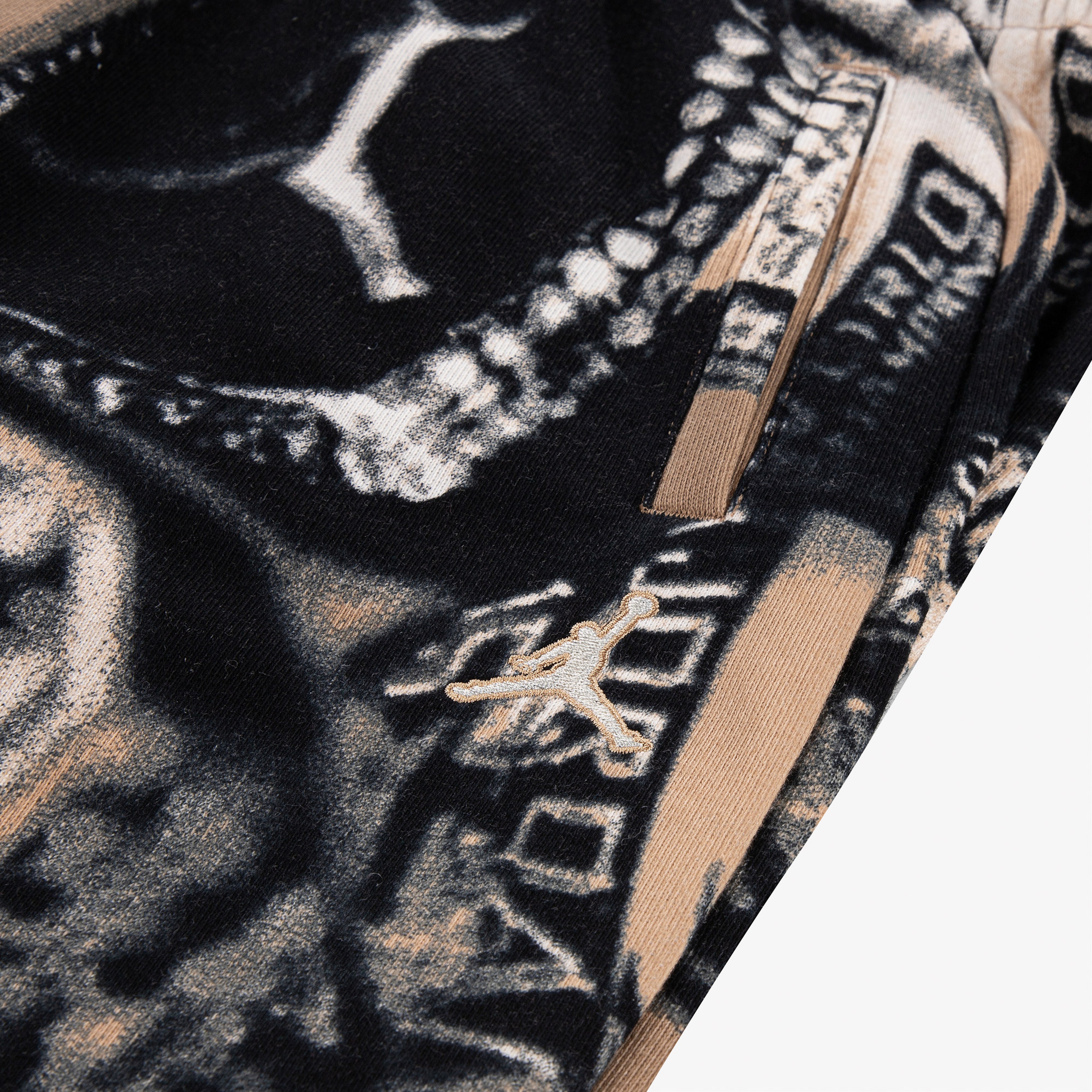 Jordan French Terry Printed Çocuk Krem Eşofman Altı