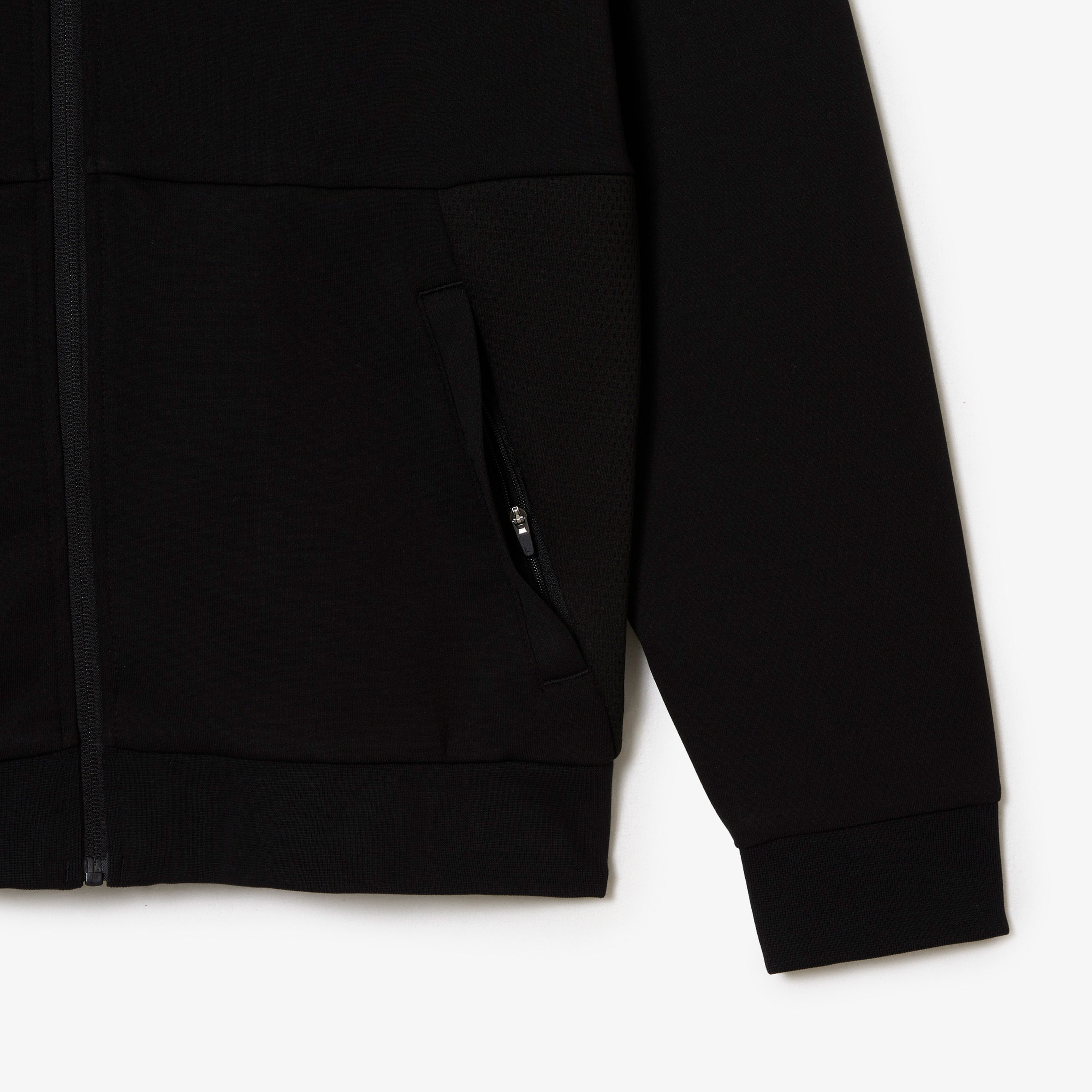 Erkek Classic Fit Kapüşonlu Siyah Sweatshirt