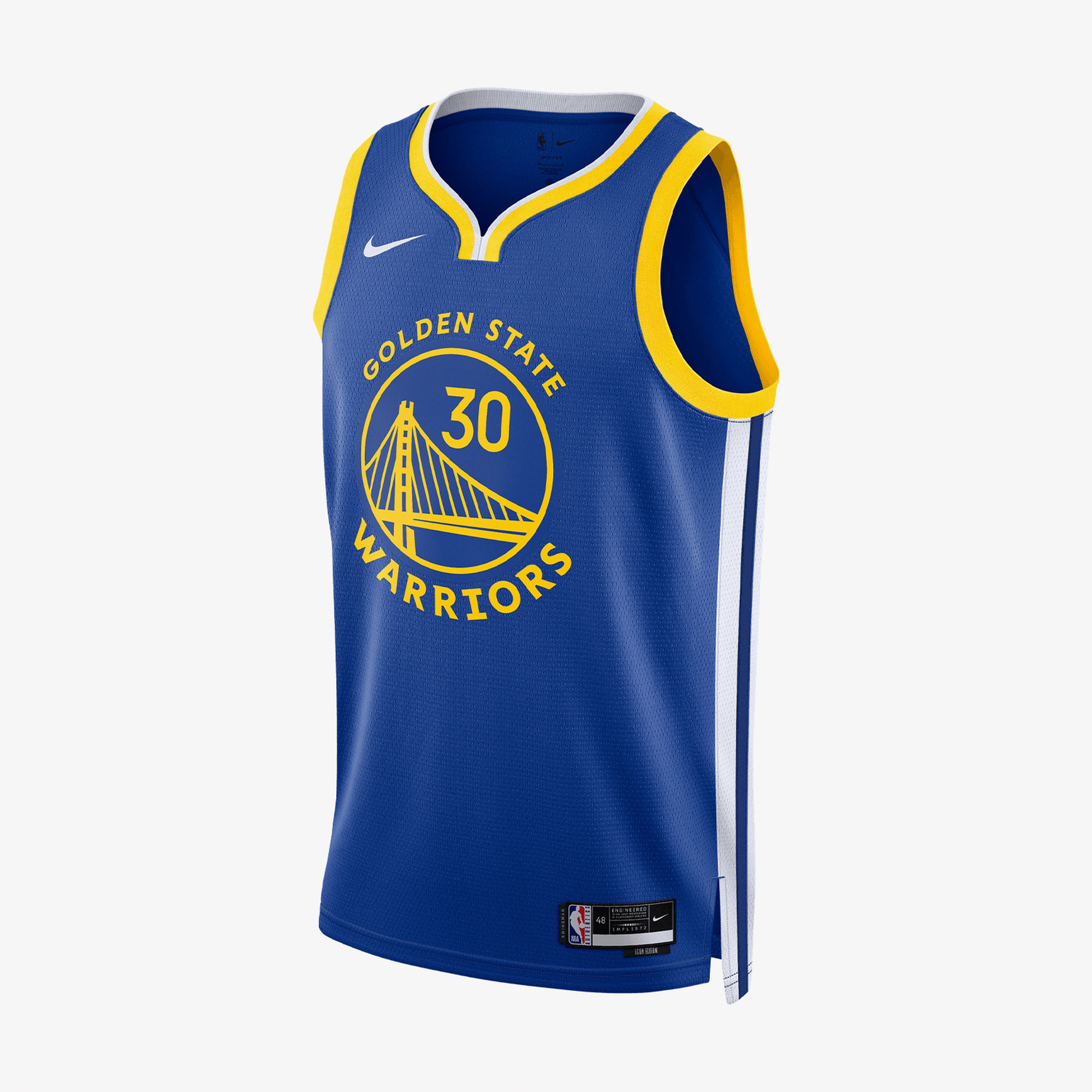 Nike Golden State Warriors Icon Erkek Mavi Basketbol Forması