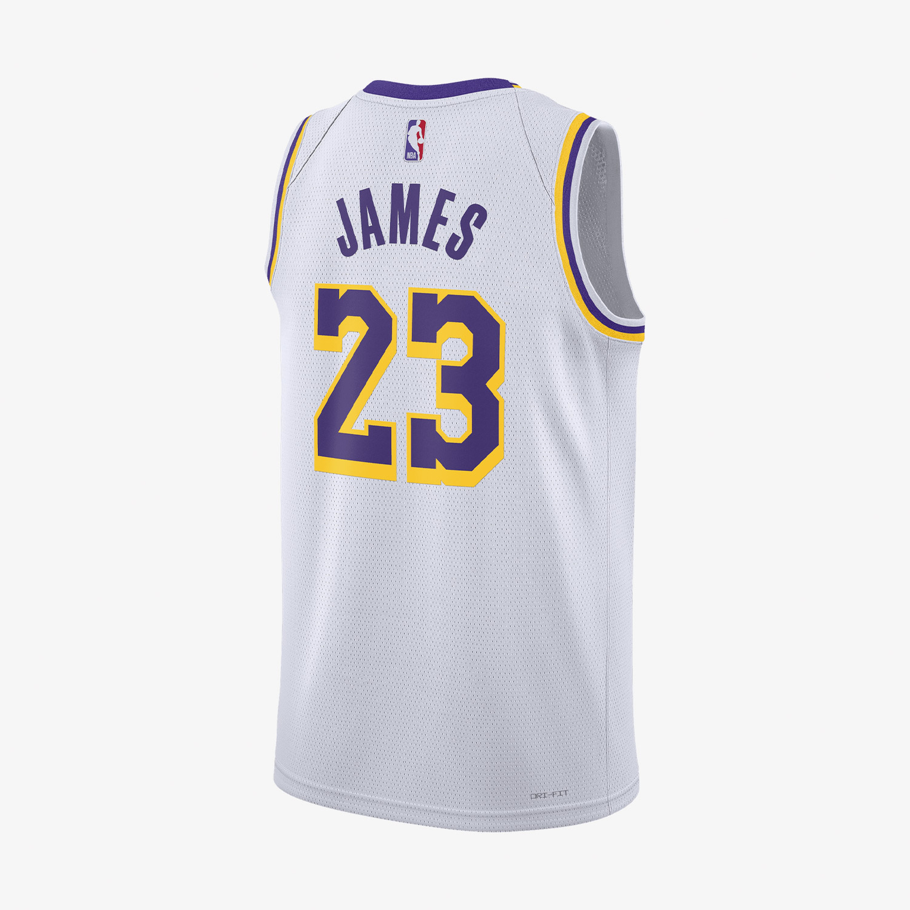 Nike LA Lakers Association Edition Erkek Beyaz Forma