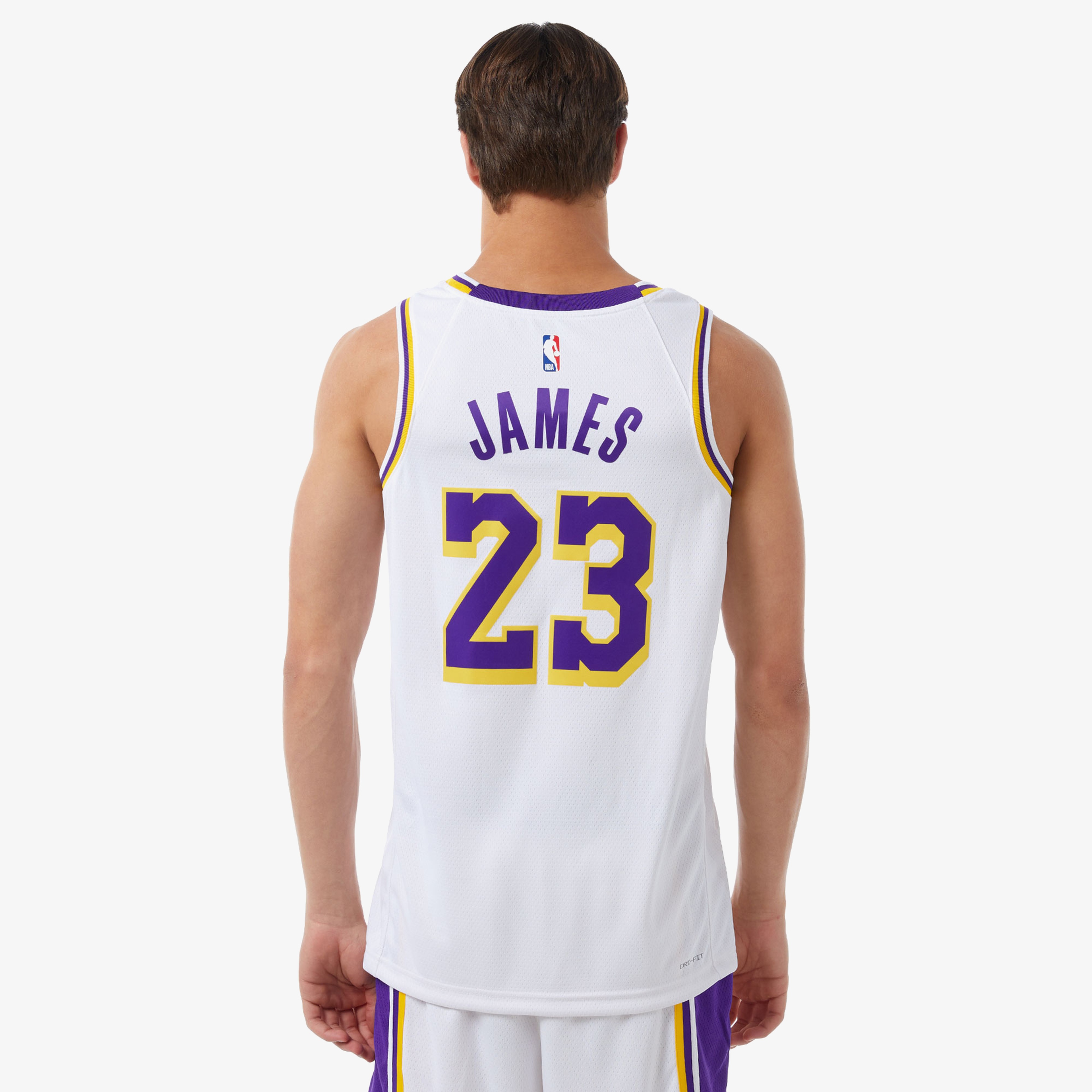 Nike LA Lakers Association Edition Erkek Beyaz Forma