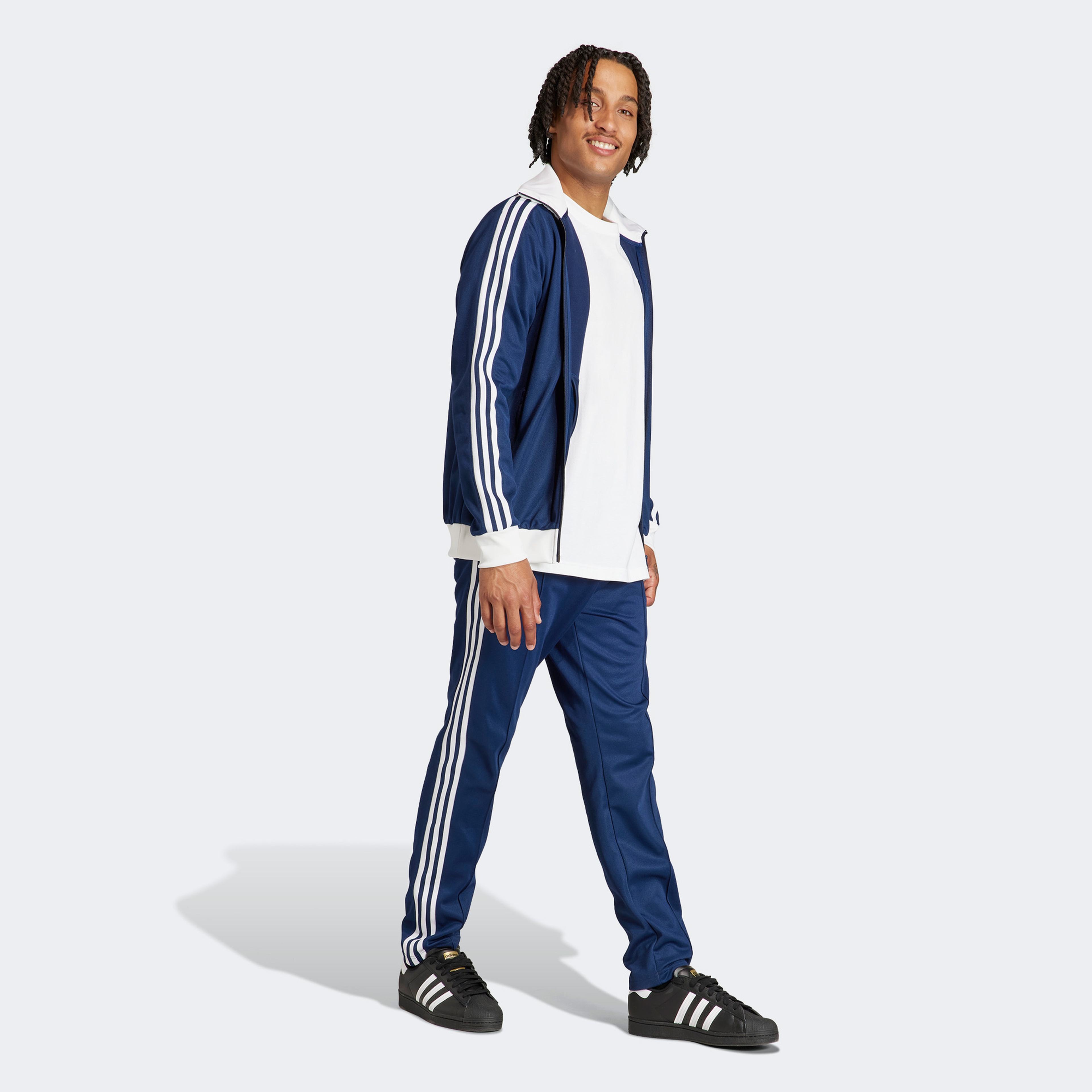 adidas Originals Beckenbauer Tp Erkek Mavi Eşofman Altı