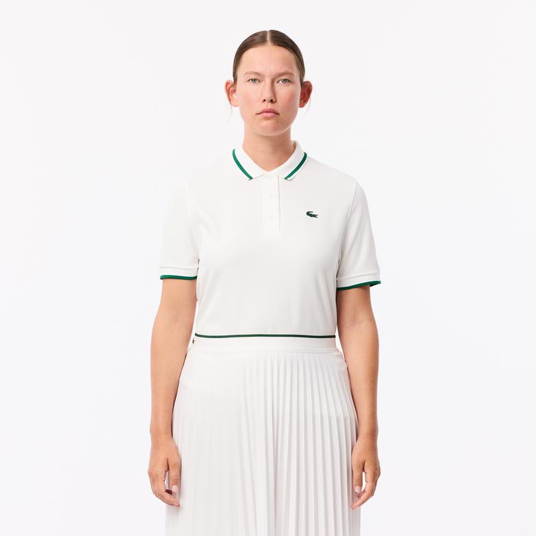 Kadın Regular Fit Beyaz Polo