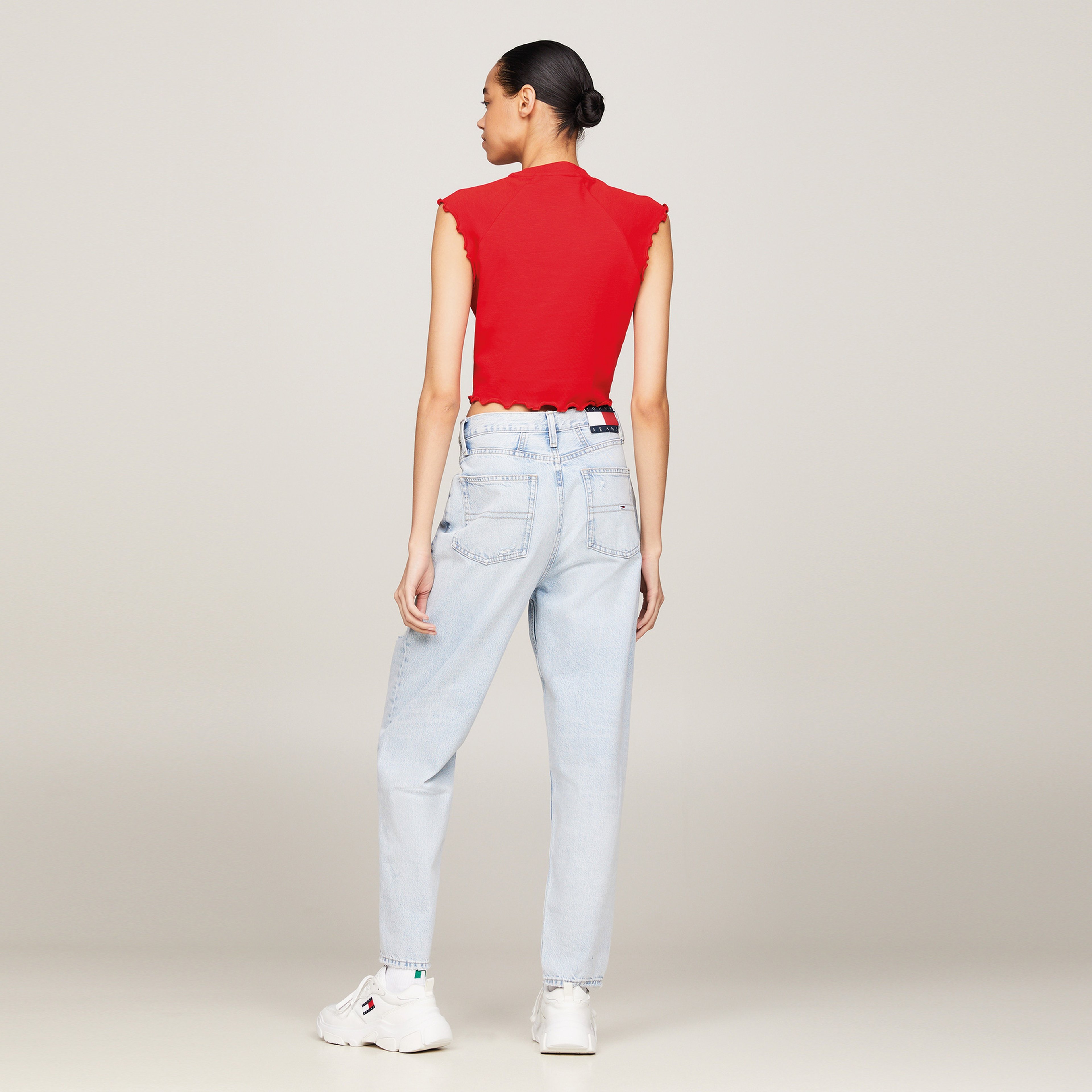 Tommy Hilfiger Kadın Mavi Pantolon