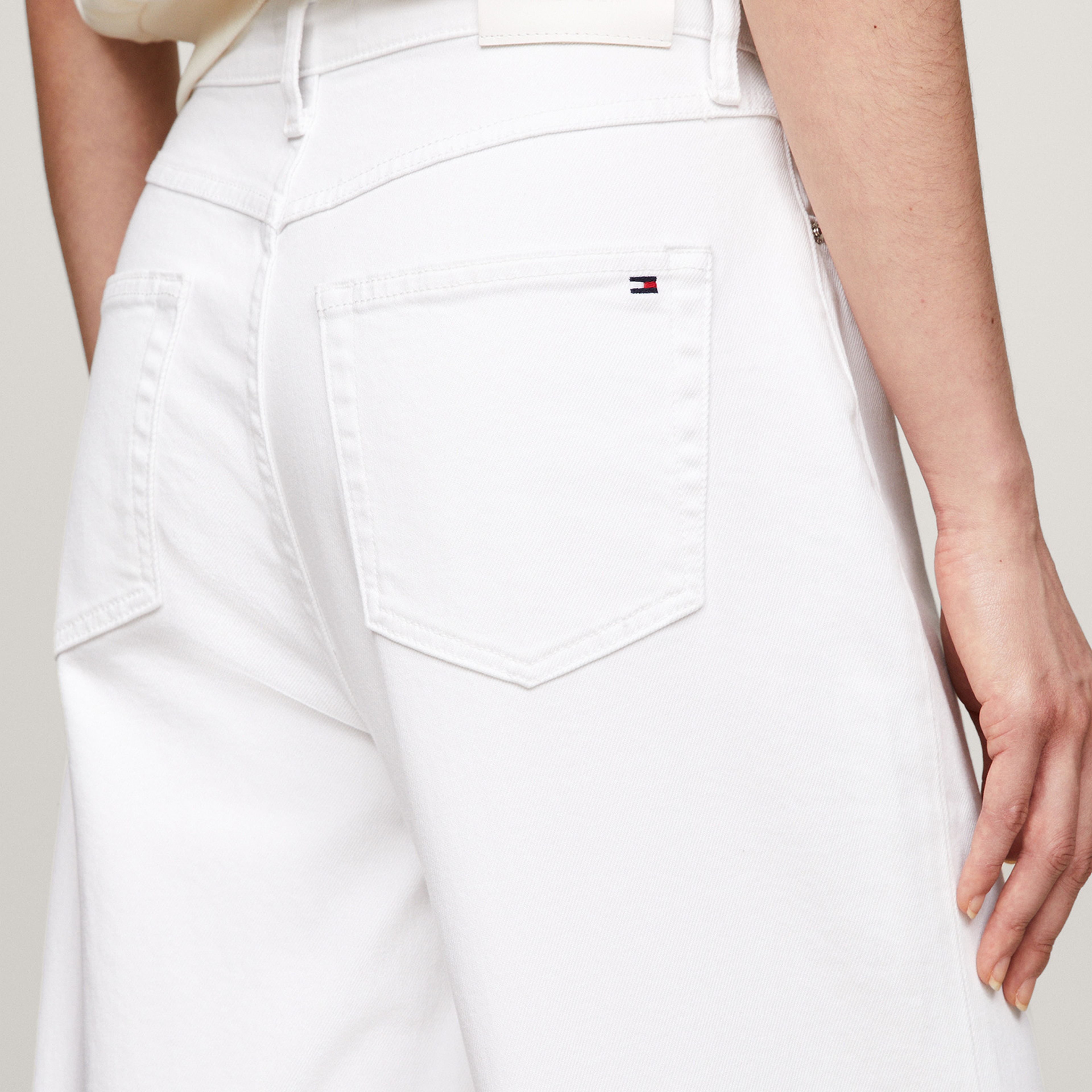 Tommy Hilfiger Kadın Beyaz Pantolon