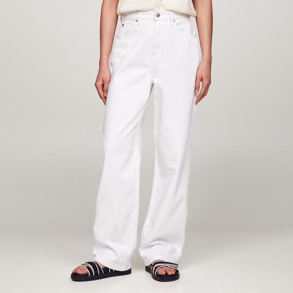 Tommy Hilfiger Kadın Beyaz Pantolon