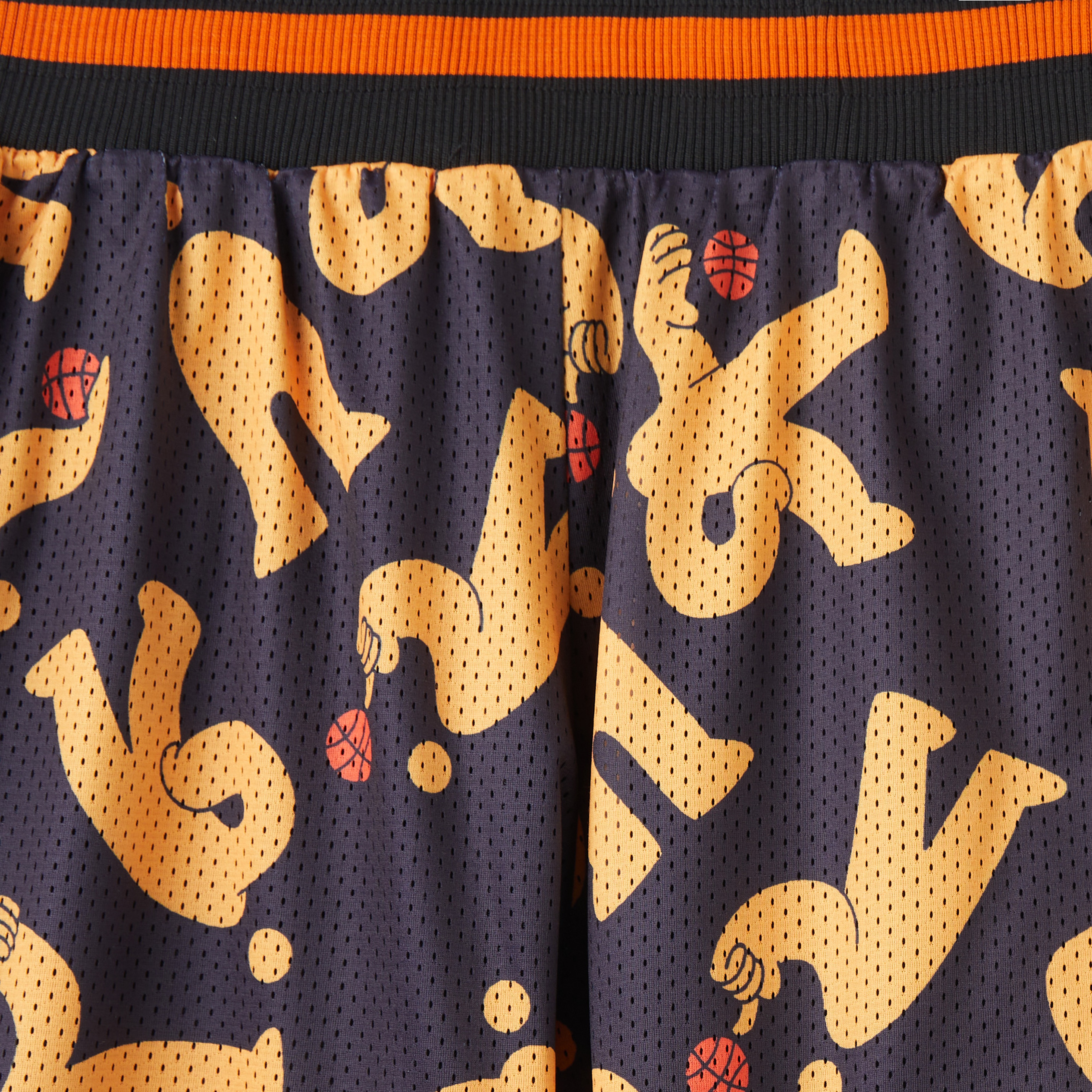 Market Morning Pick Up Mesh Erkek Siyah Şort