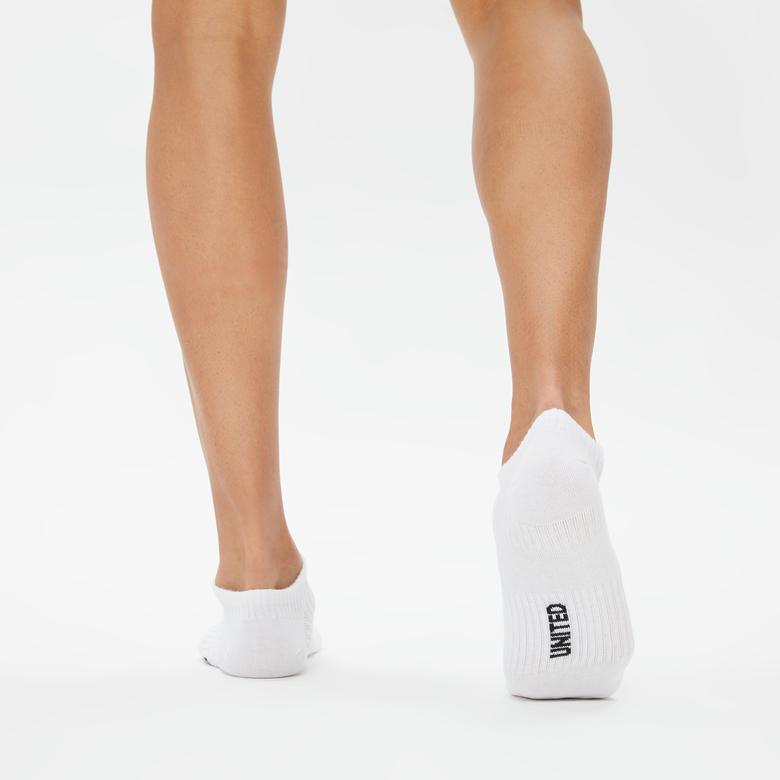 UNITED4 Classic Unisex Beyaz Çorap