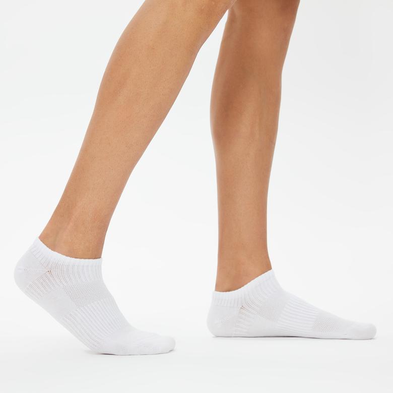 UNITED4 Classic Unisex Beyaz Çorap