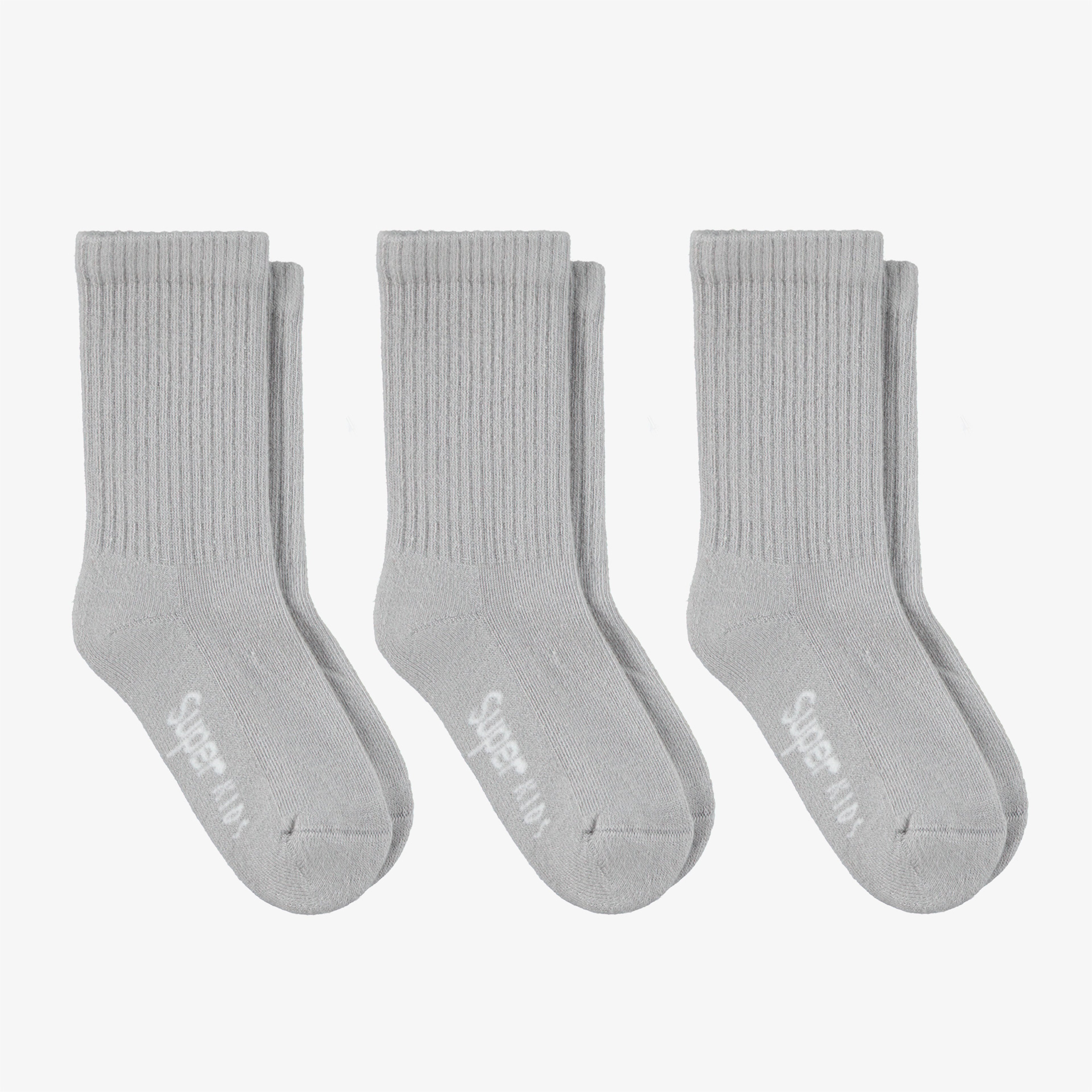 UNITED4 Tenis Towel Çocuk Gri Çorap