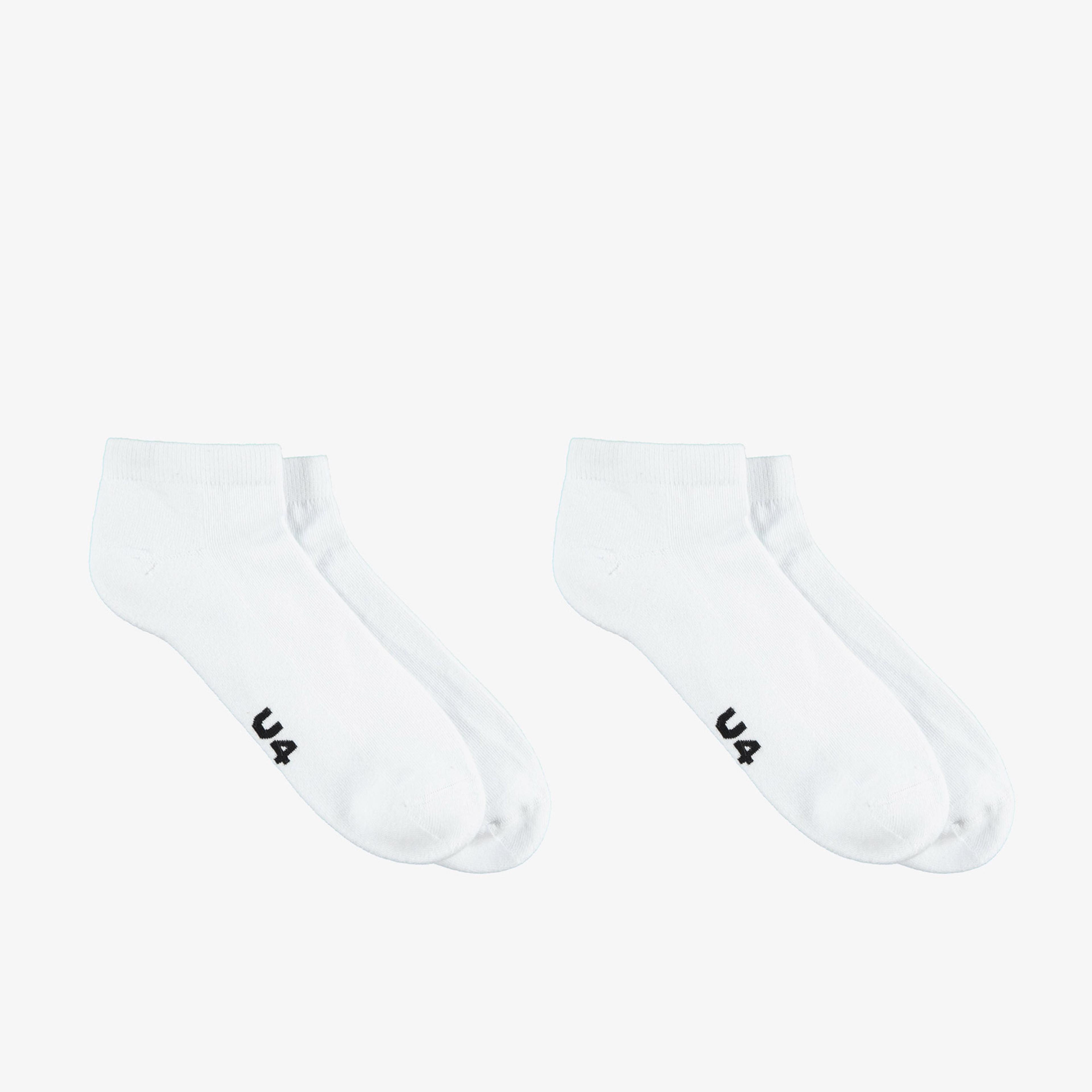 UNITED4 Classic Unisex Beyaz 2'li Çorap