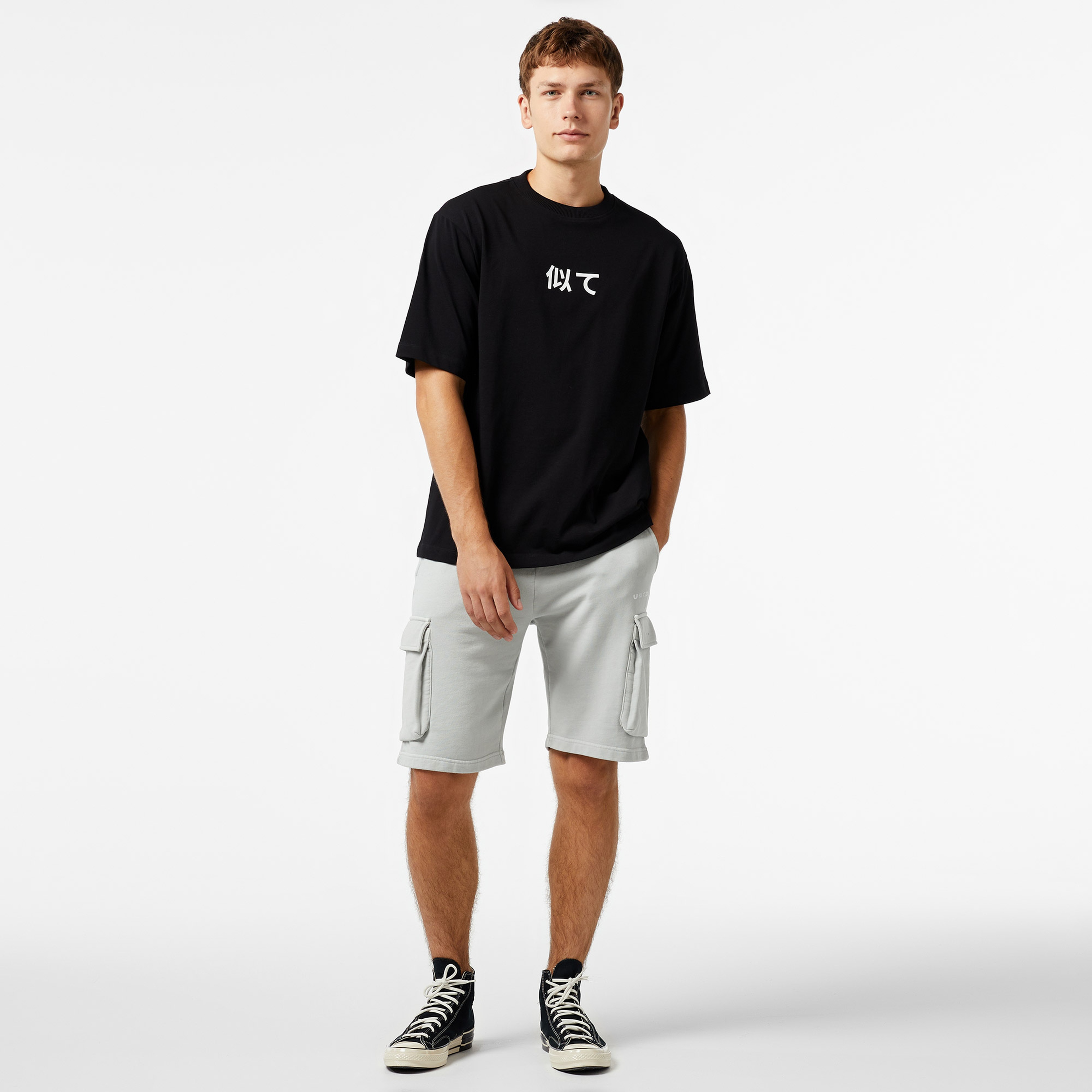 UNITED4 Classic Erkek Siyah T-Shirt