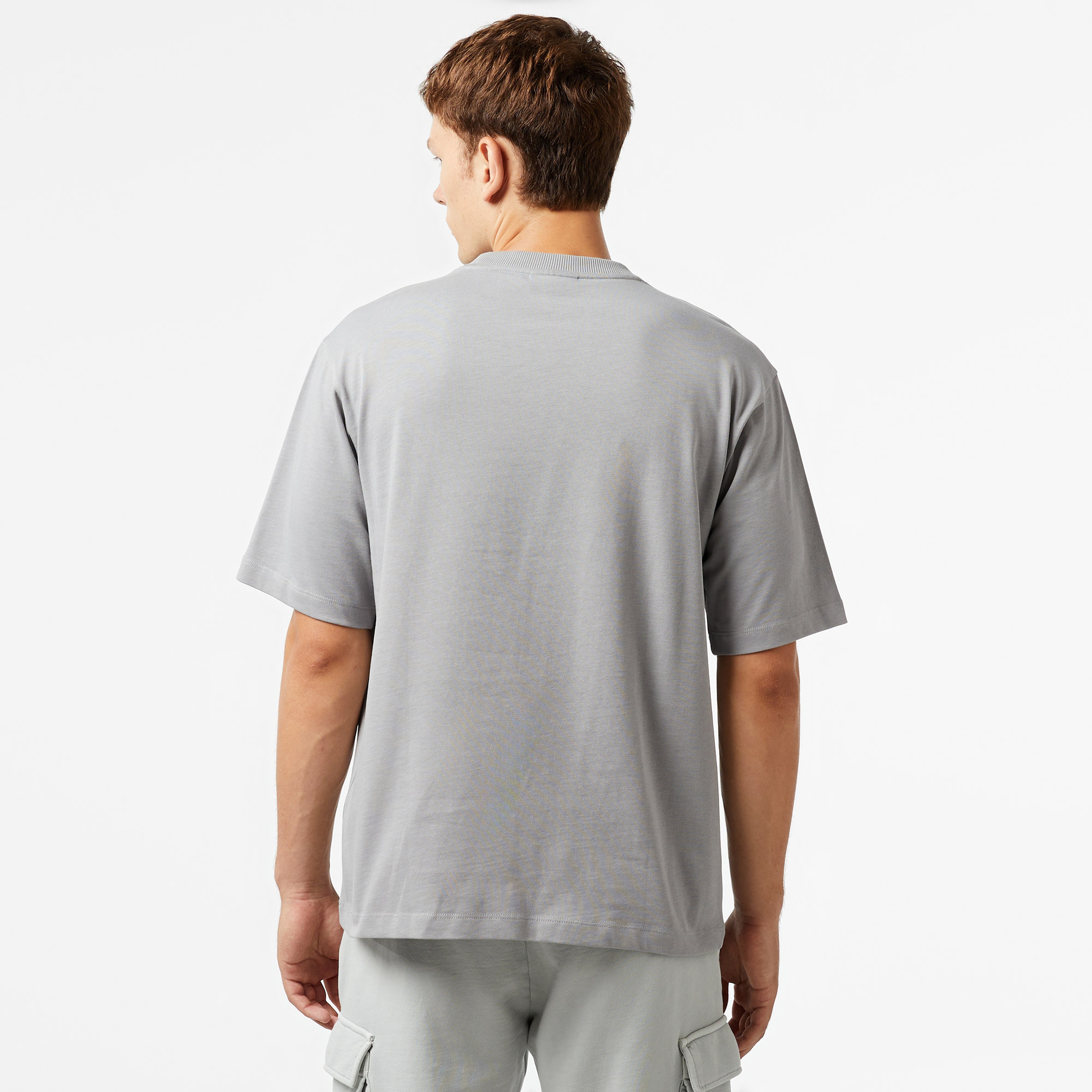 UNITED4 Classic Erkek Gri T-Shirt