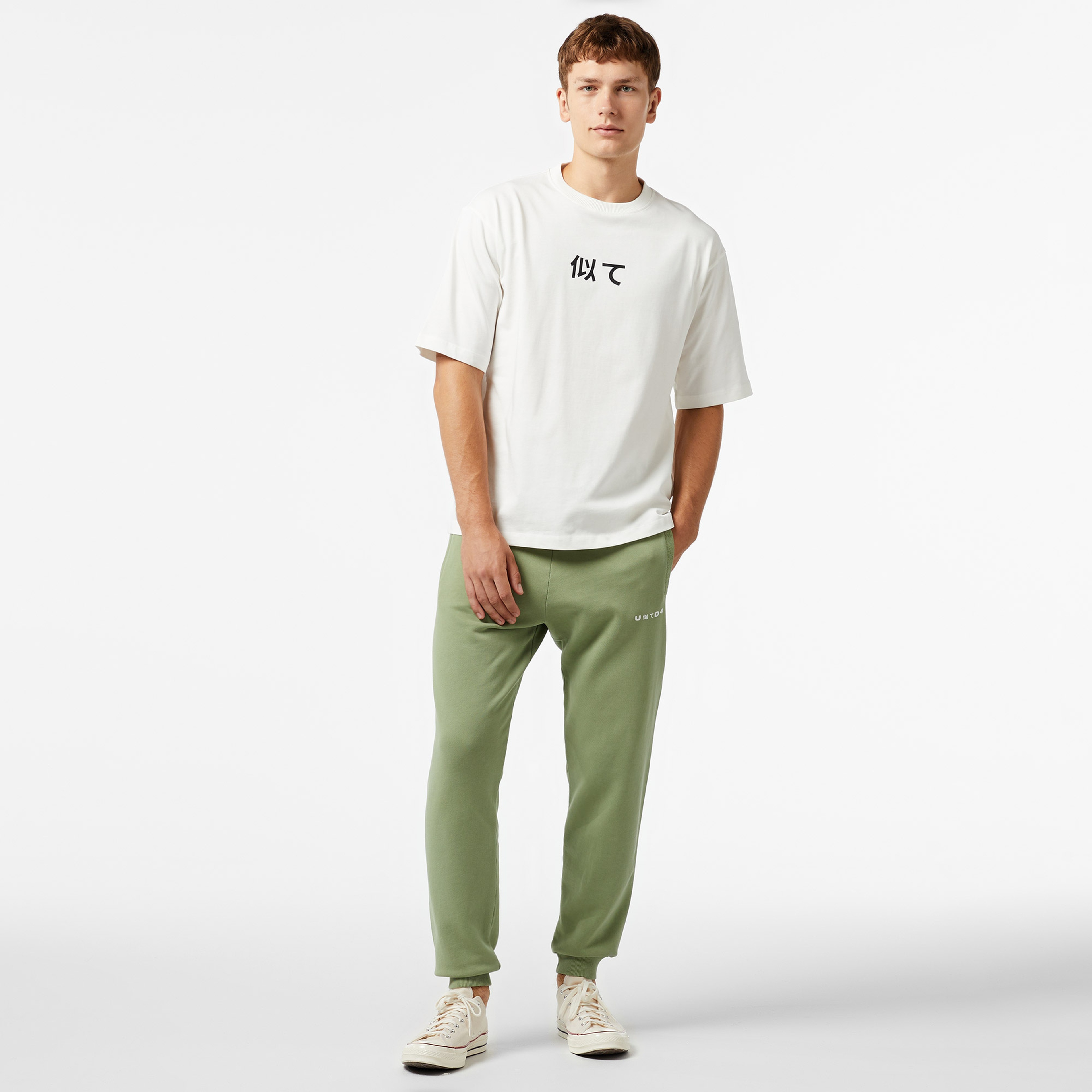 UNITED4 Classic Erkek Beyaz T-Shirt