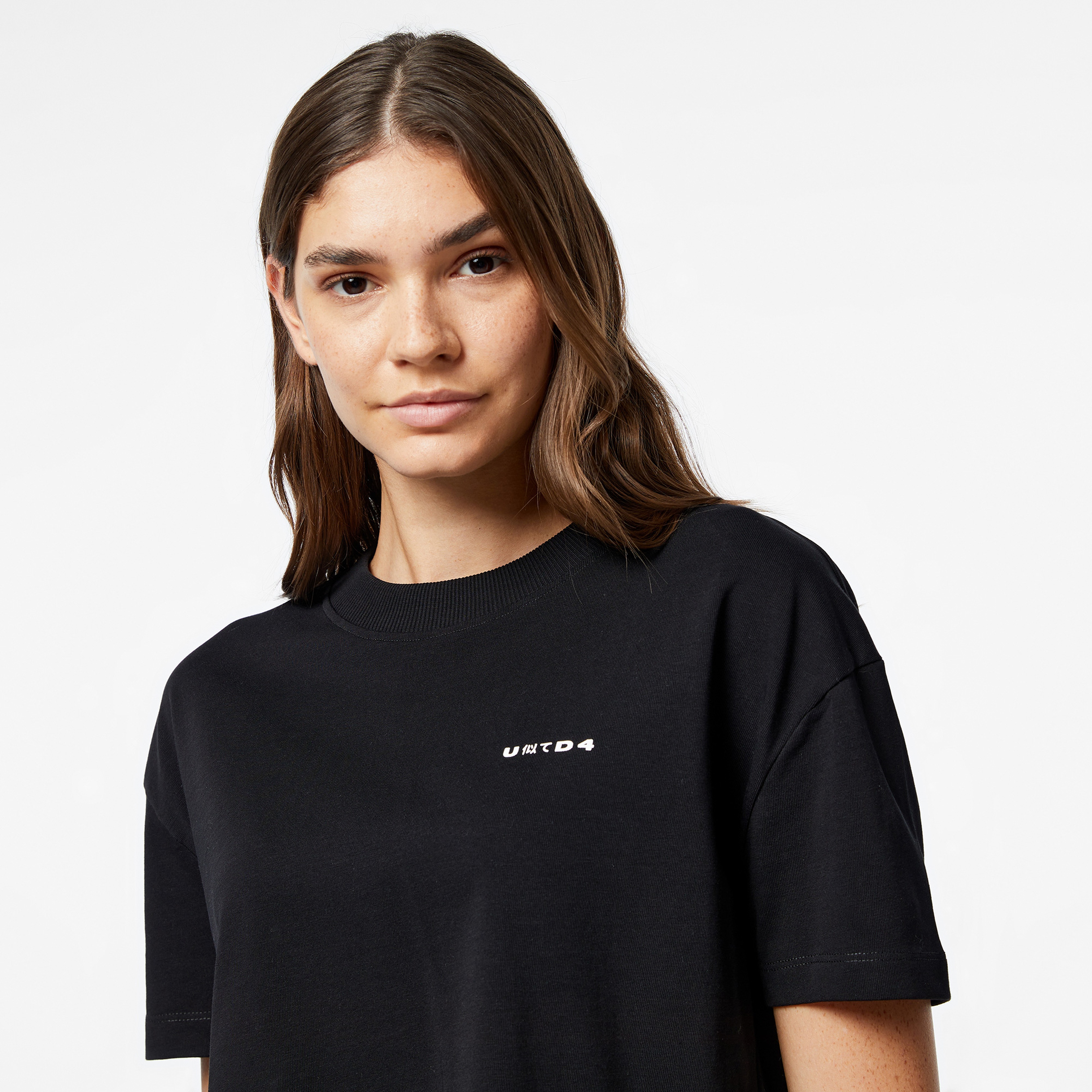 UNITED4 Classic Kadın Siyah T-Shirt