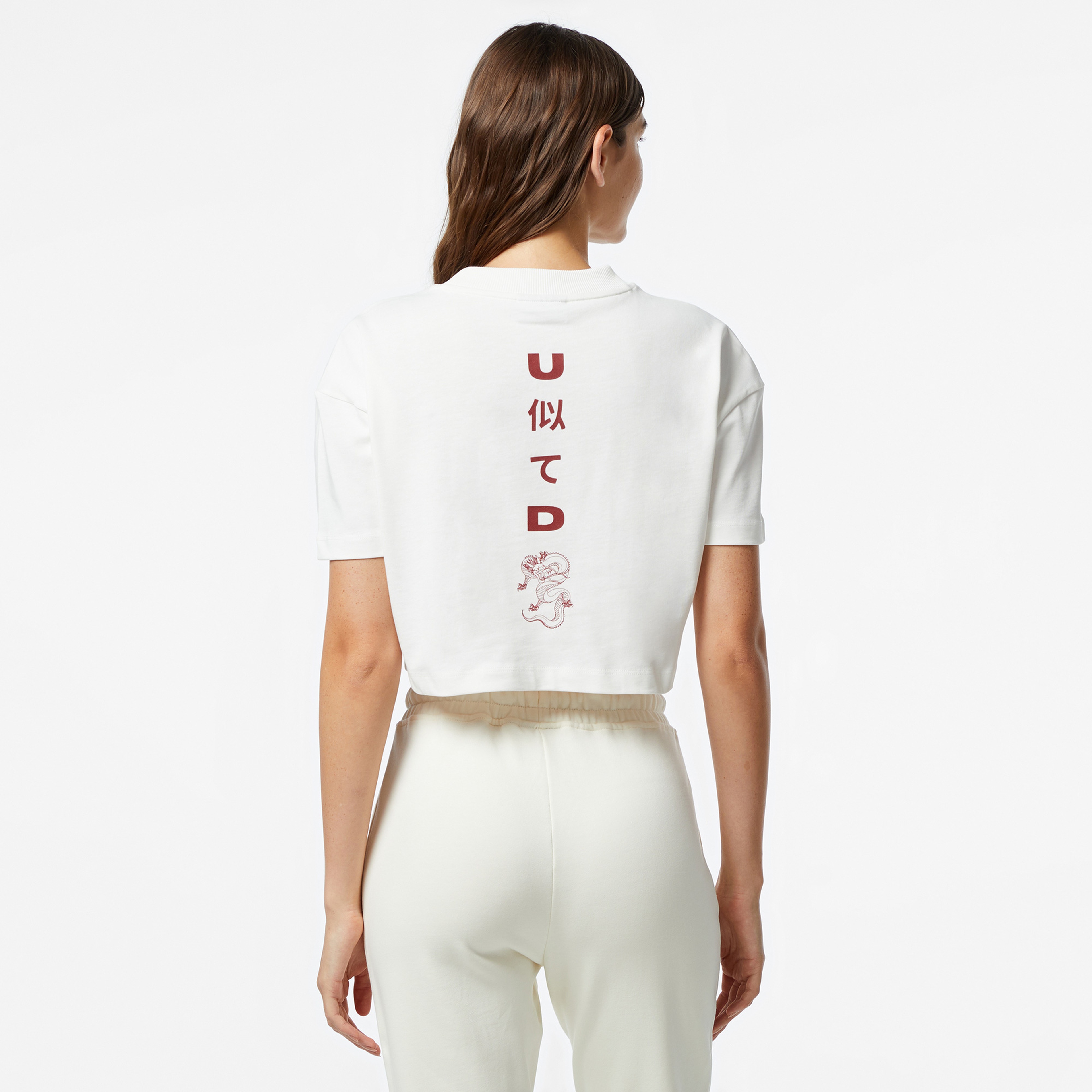 UNITED4 Classic Kadın Beyaz T-Shirt