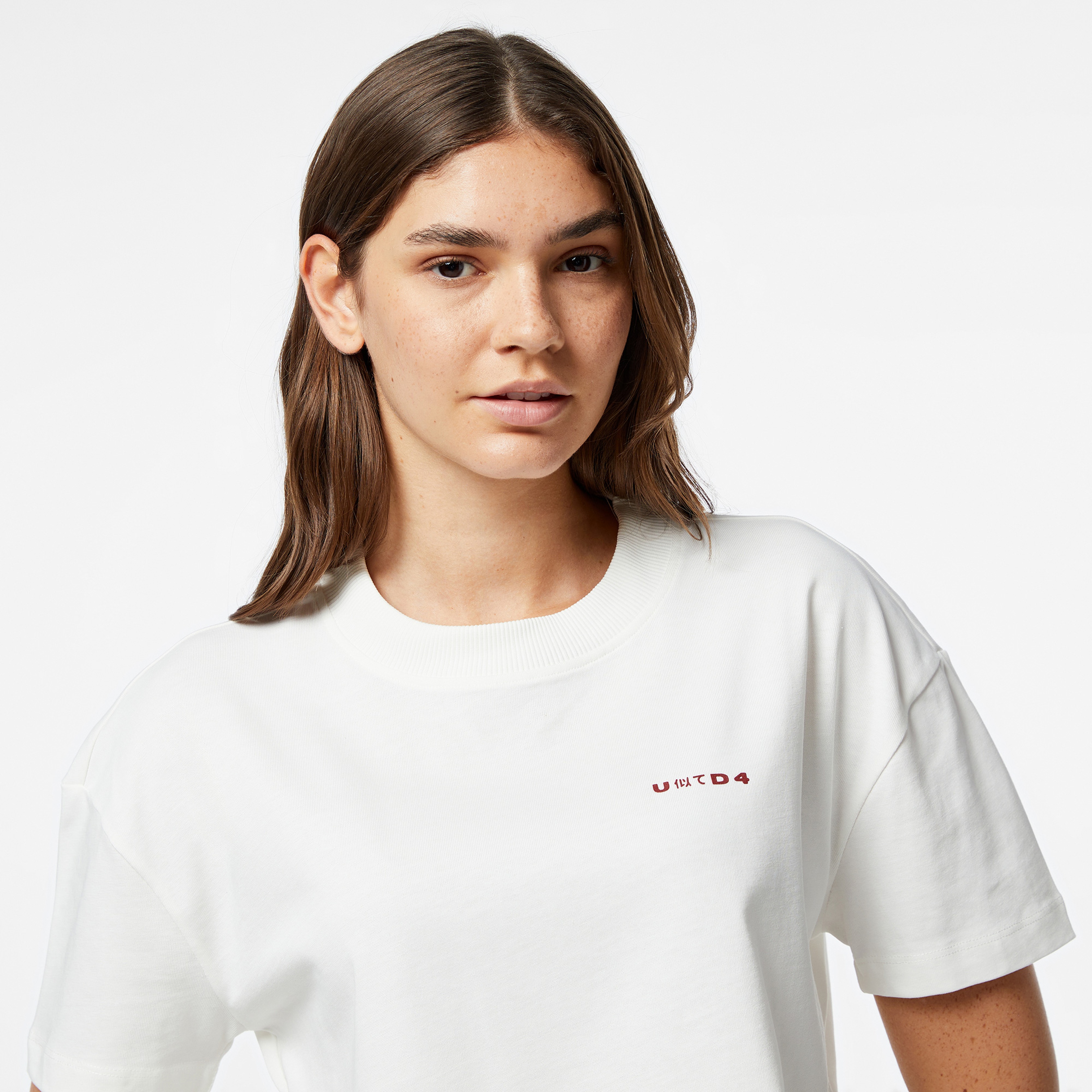 UNITED4 Classic Kadın Beyaz T-Shirt