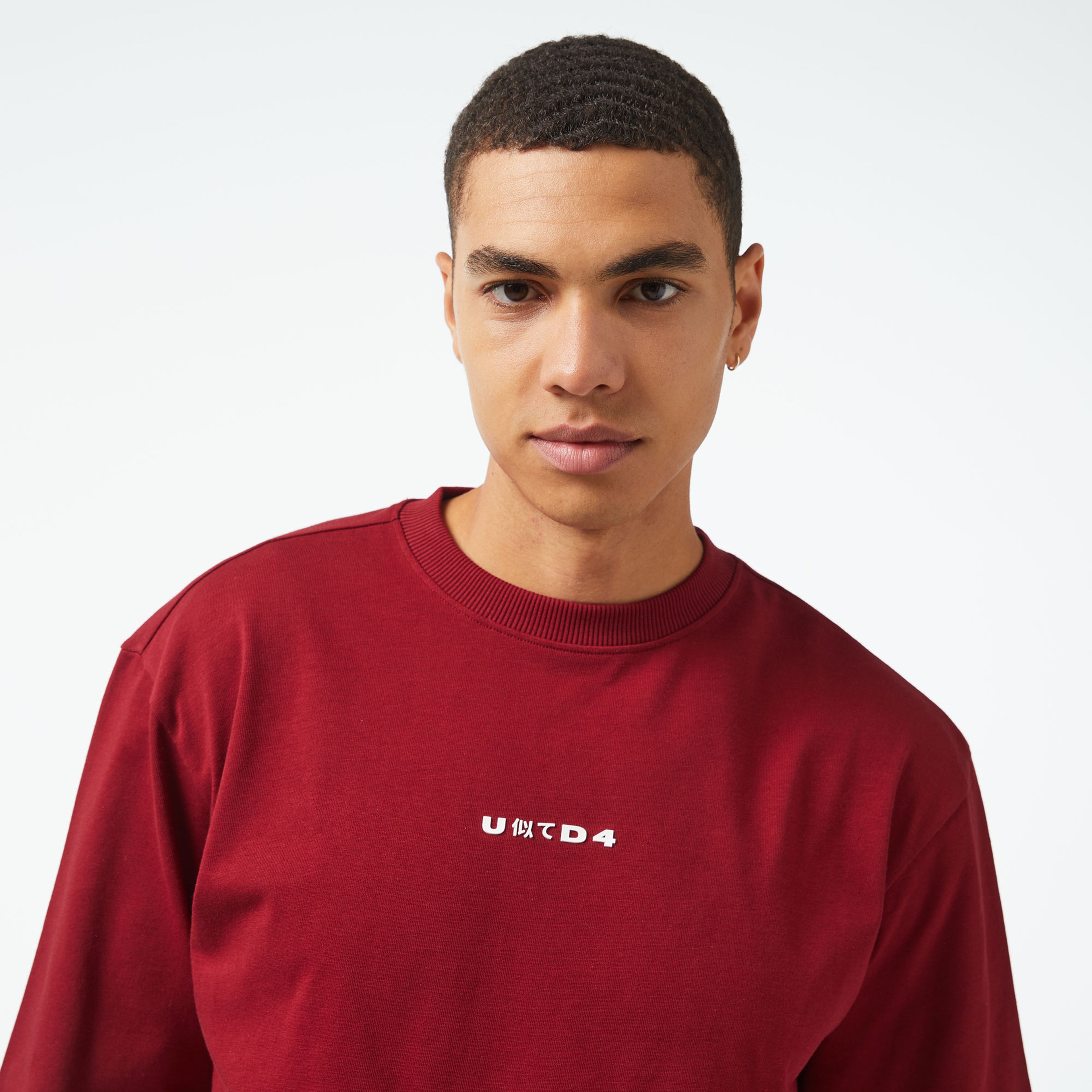 UNITED4 1.0 Essentials Erkek Bordo T-Shirt