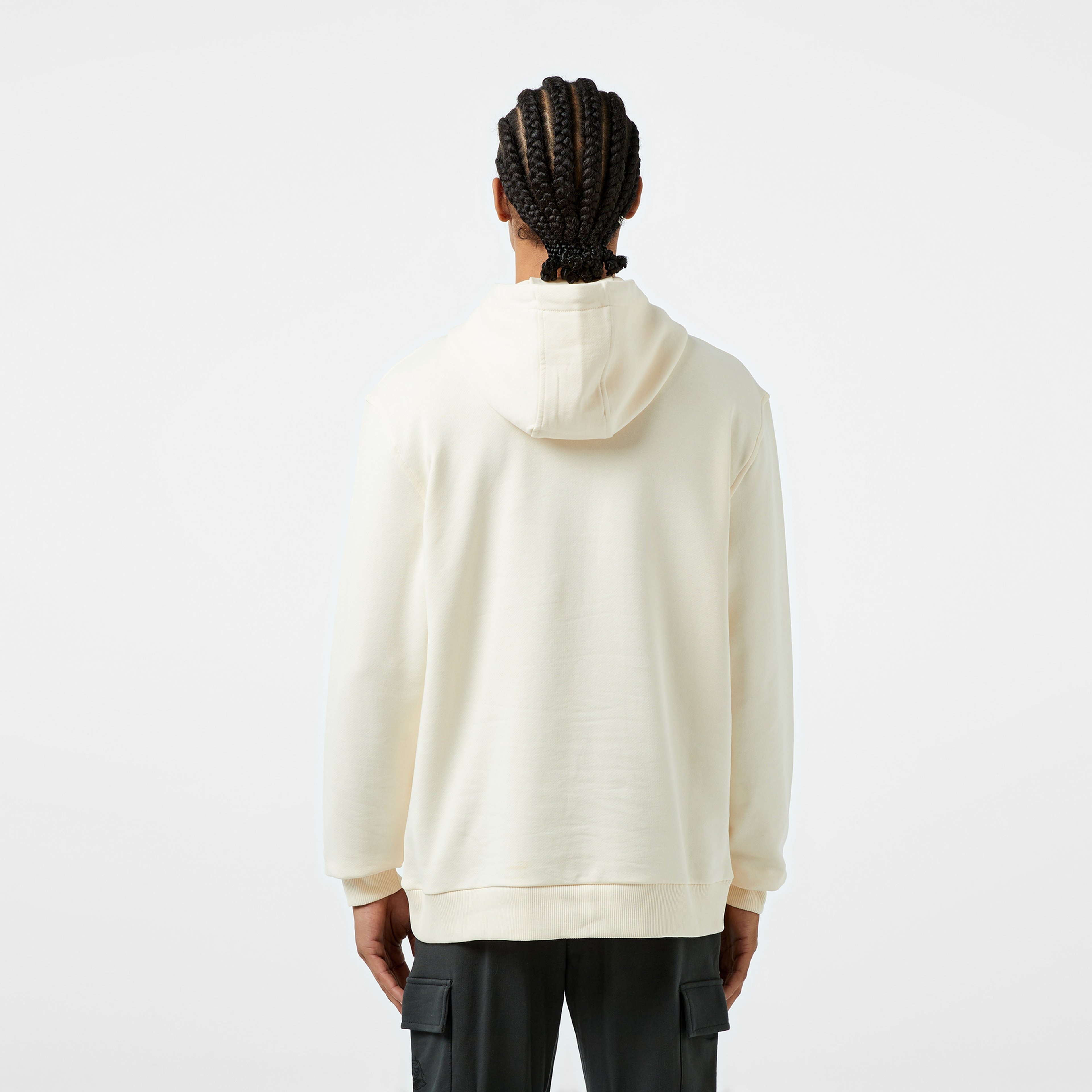 UNITED4 1.0 Essentials Erkek Krem Hoodie