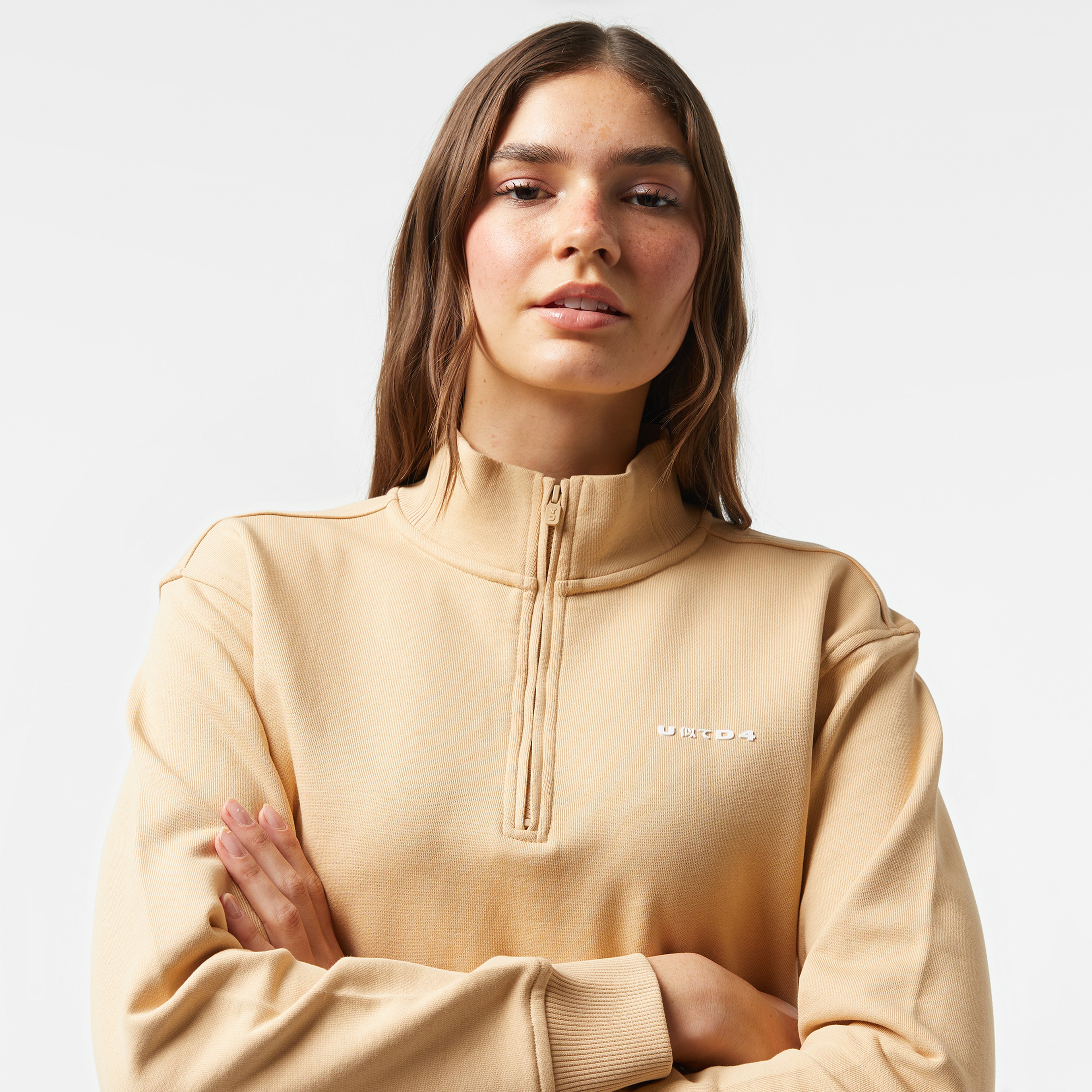 United4 Classic Kadın Bej Triko