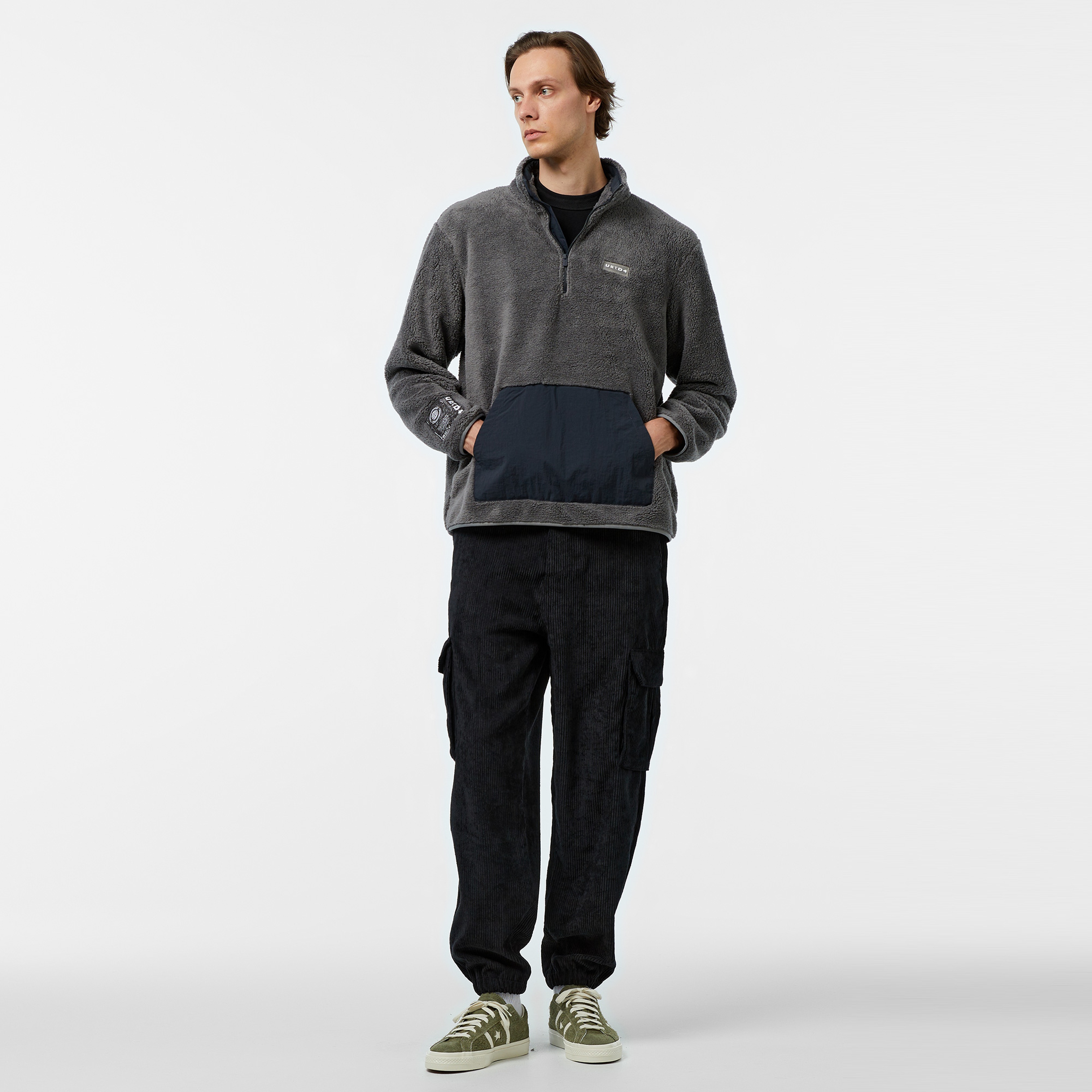 UNITED4 Erkek Gri Sweatshirt