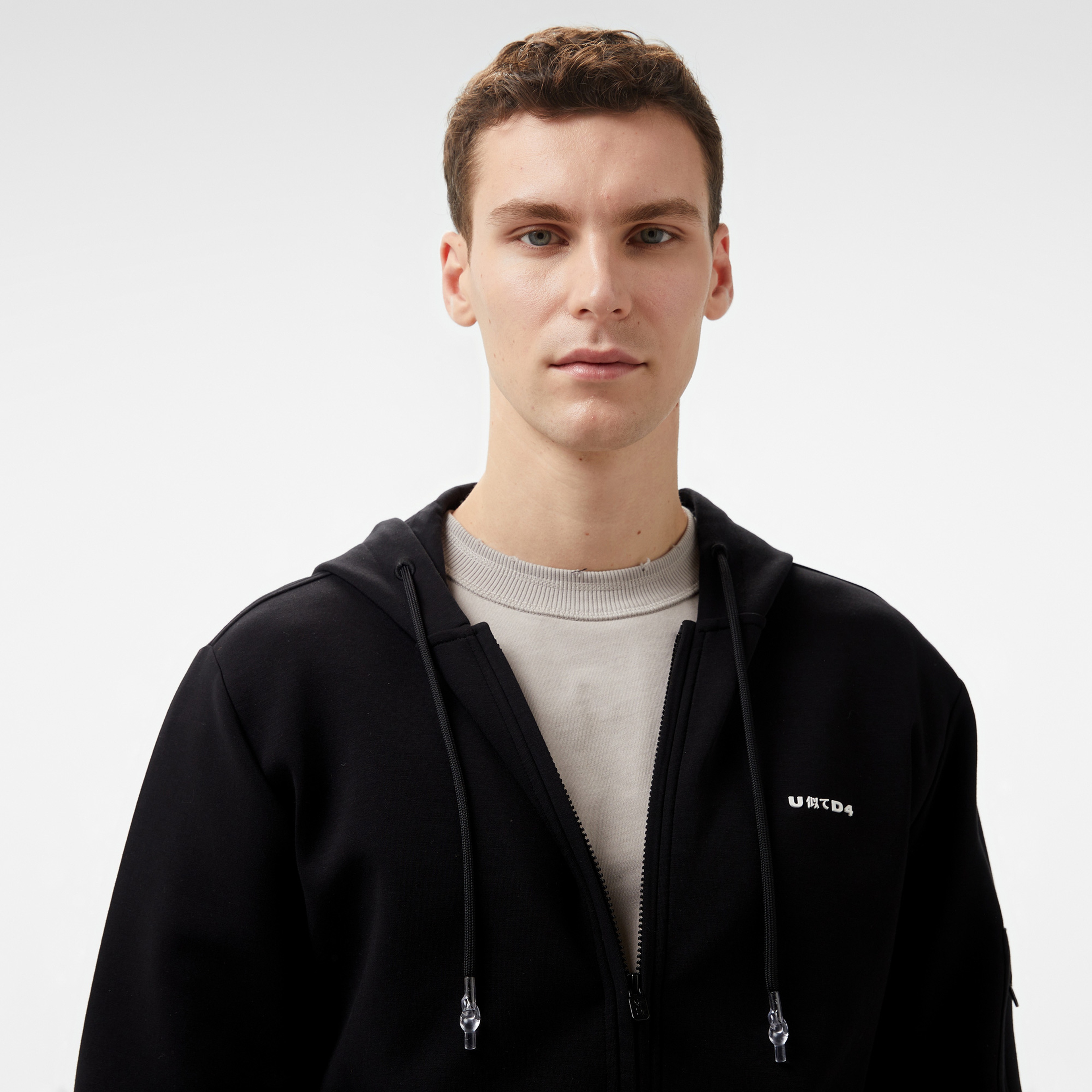 UNITED4 Erkek Siyah Sweatshirt