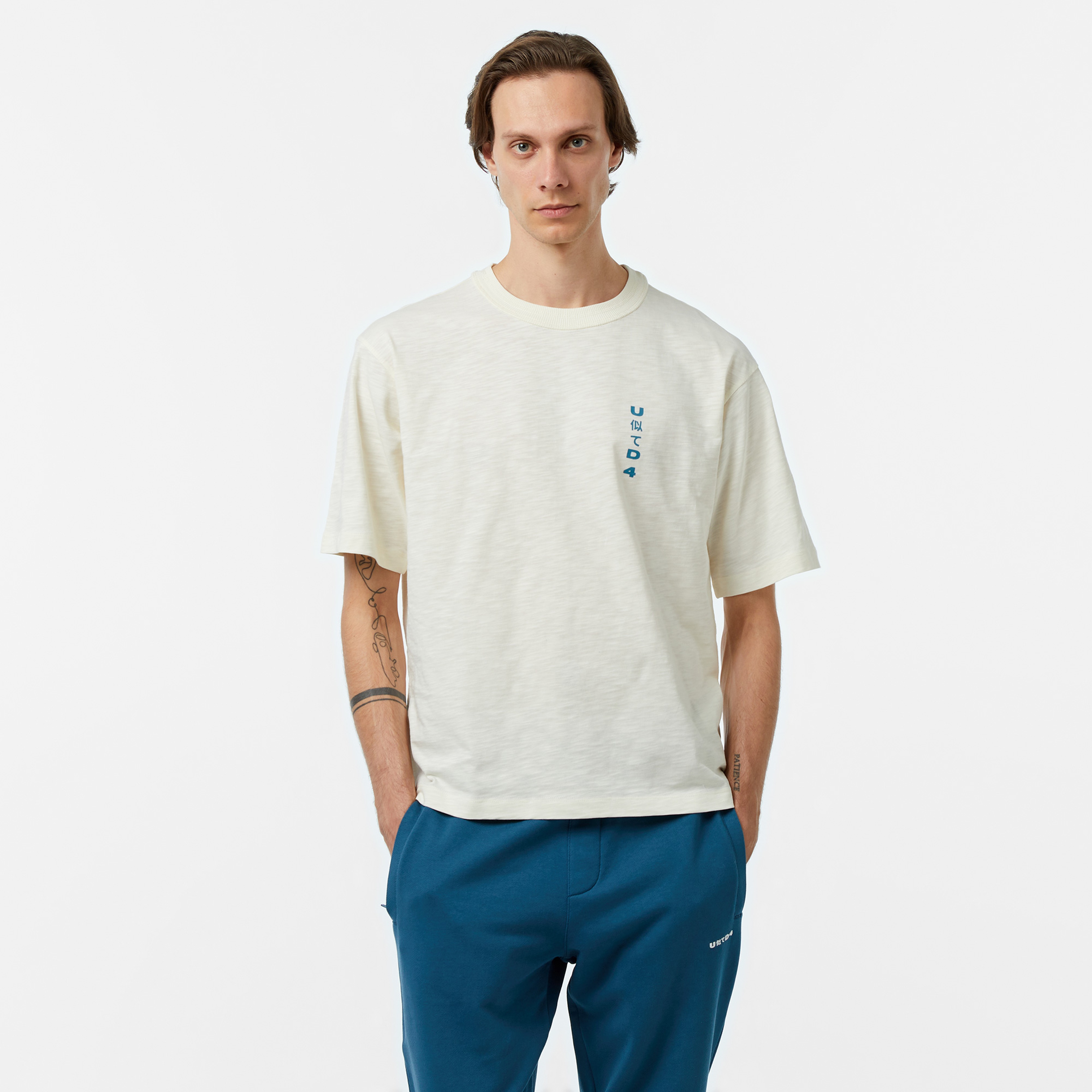 UNITED4 Jpn Limited Edition Erkek Beyaz T-Shirt