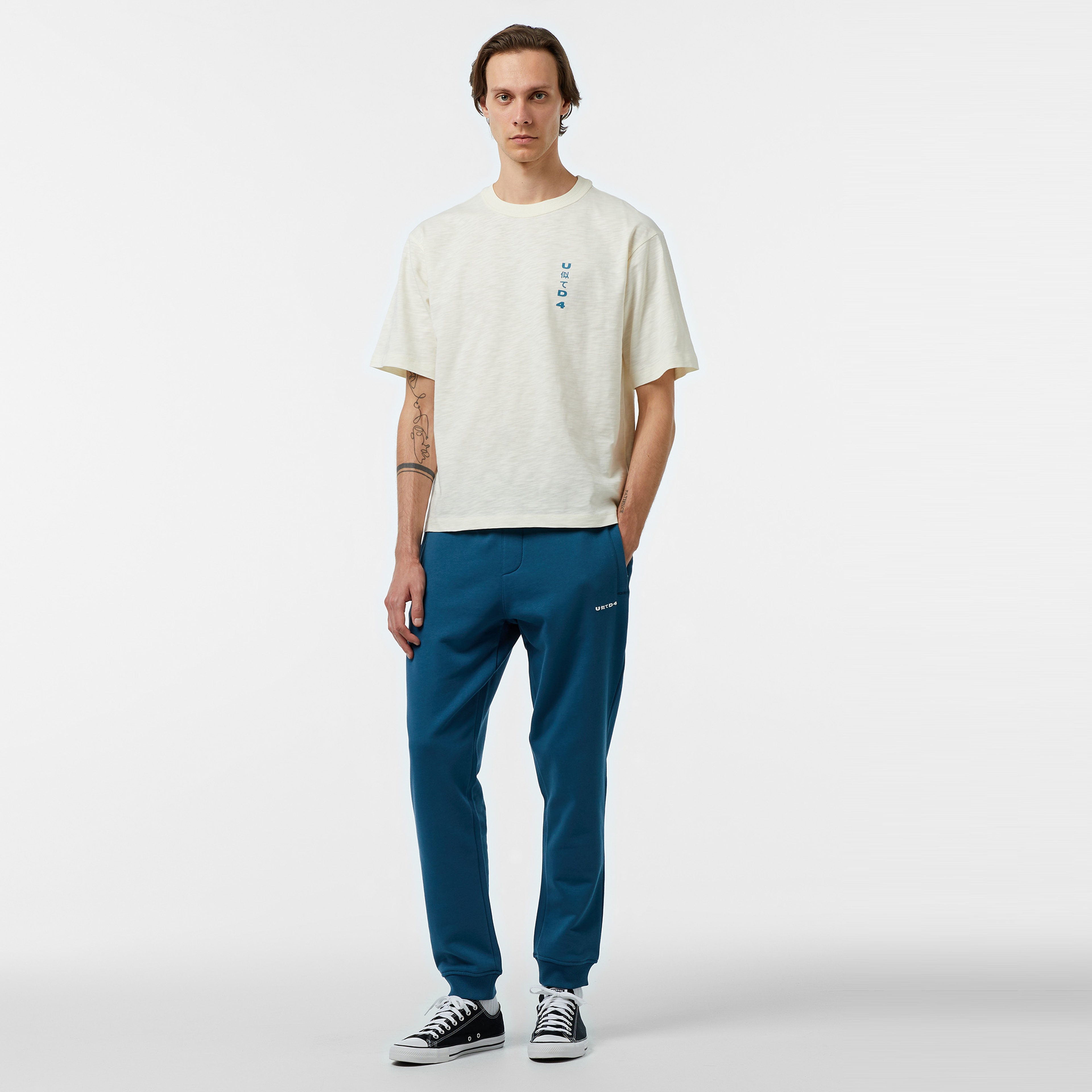 UNITED4 Jpn Limited Edition Erkek Beyaz T-Shirt