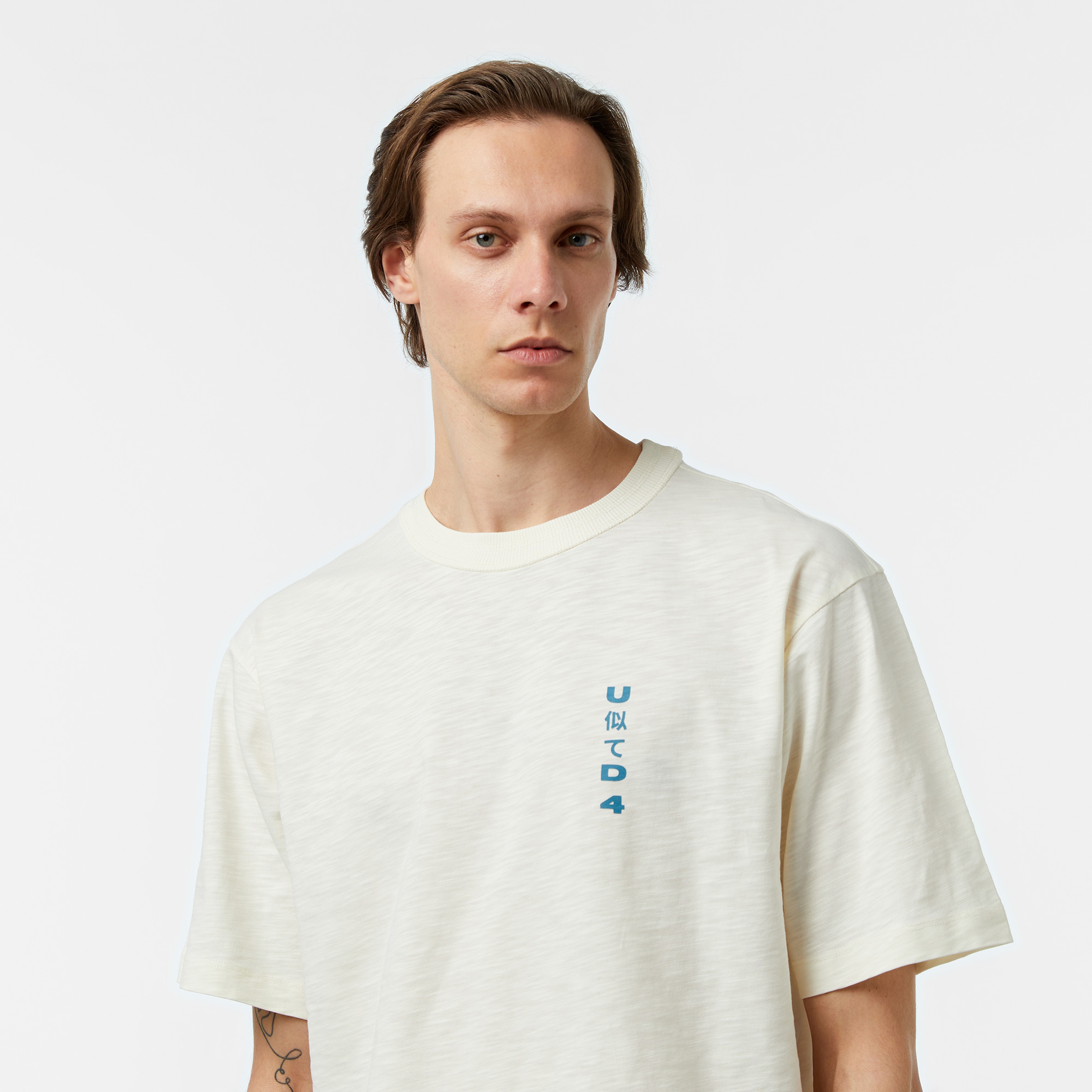 UNITED4 Jpn Limited Edition Erkek Beyaz T-Shirt
