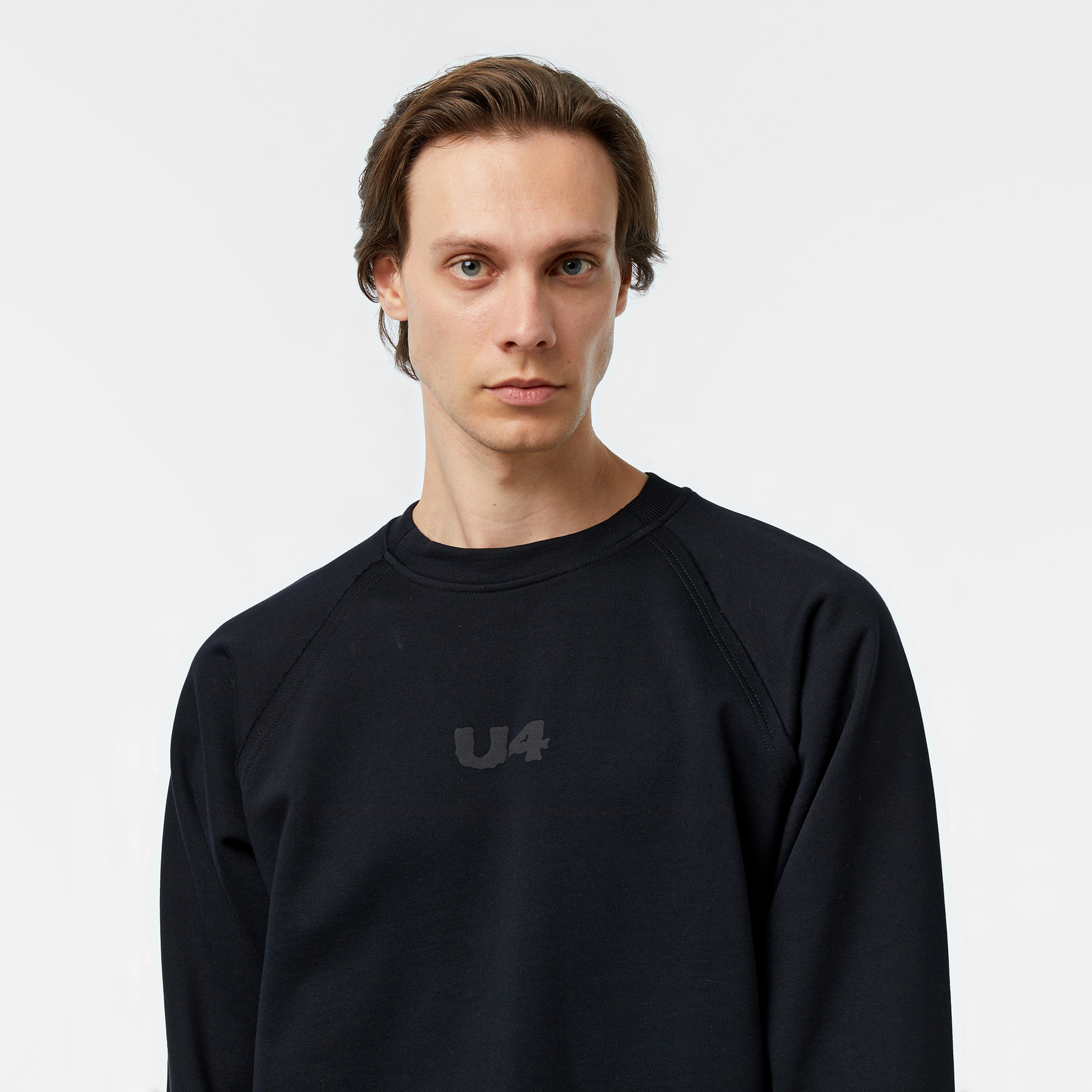 UNITED4 Erkek Siyah Sweatshirt