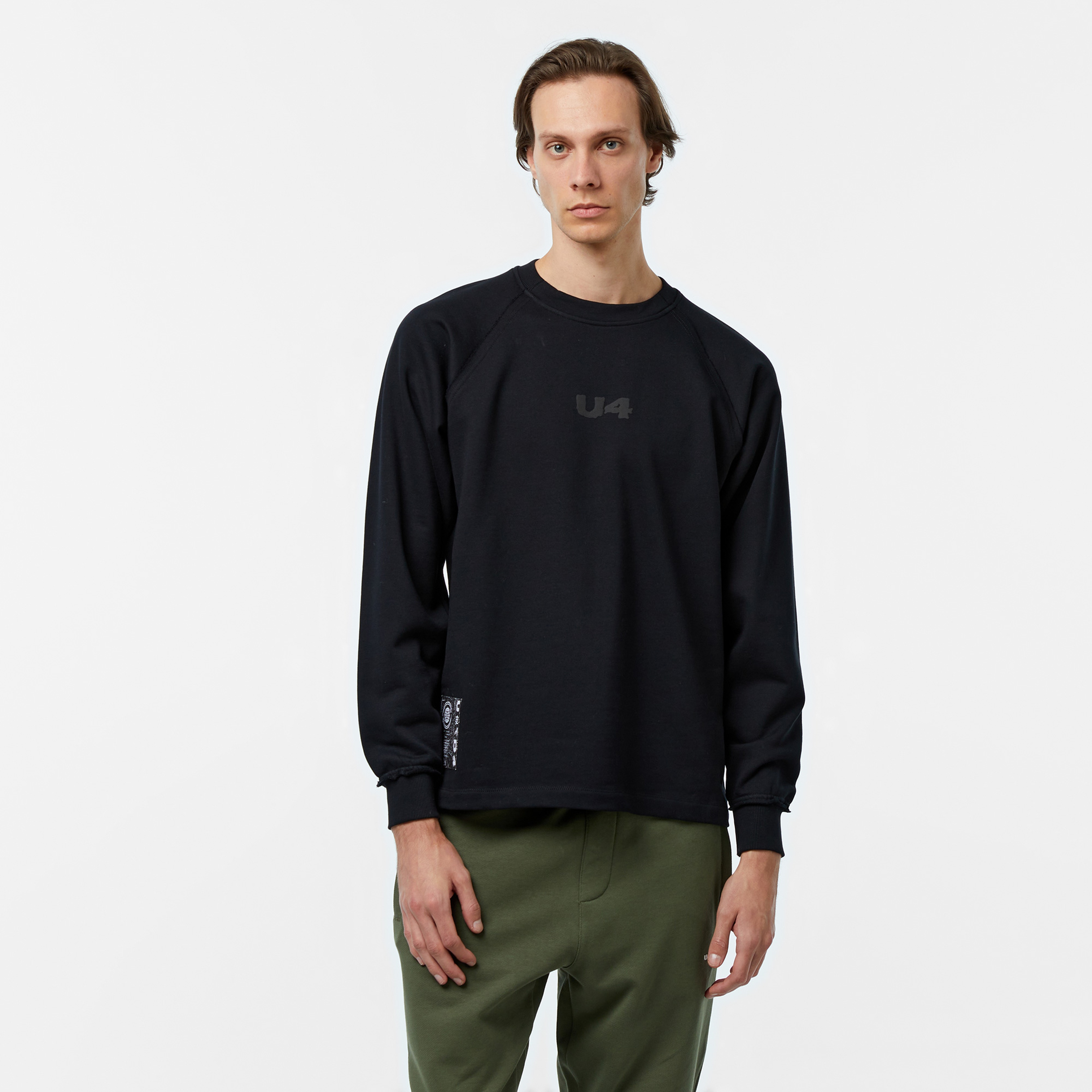 UNITED4 Erkek Siyah Sweatshirt