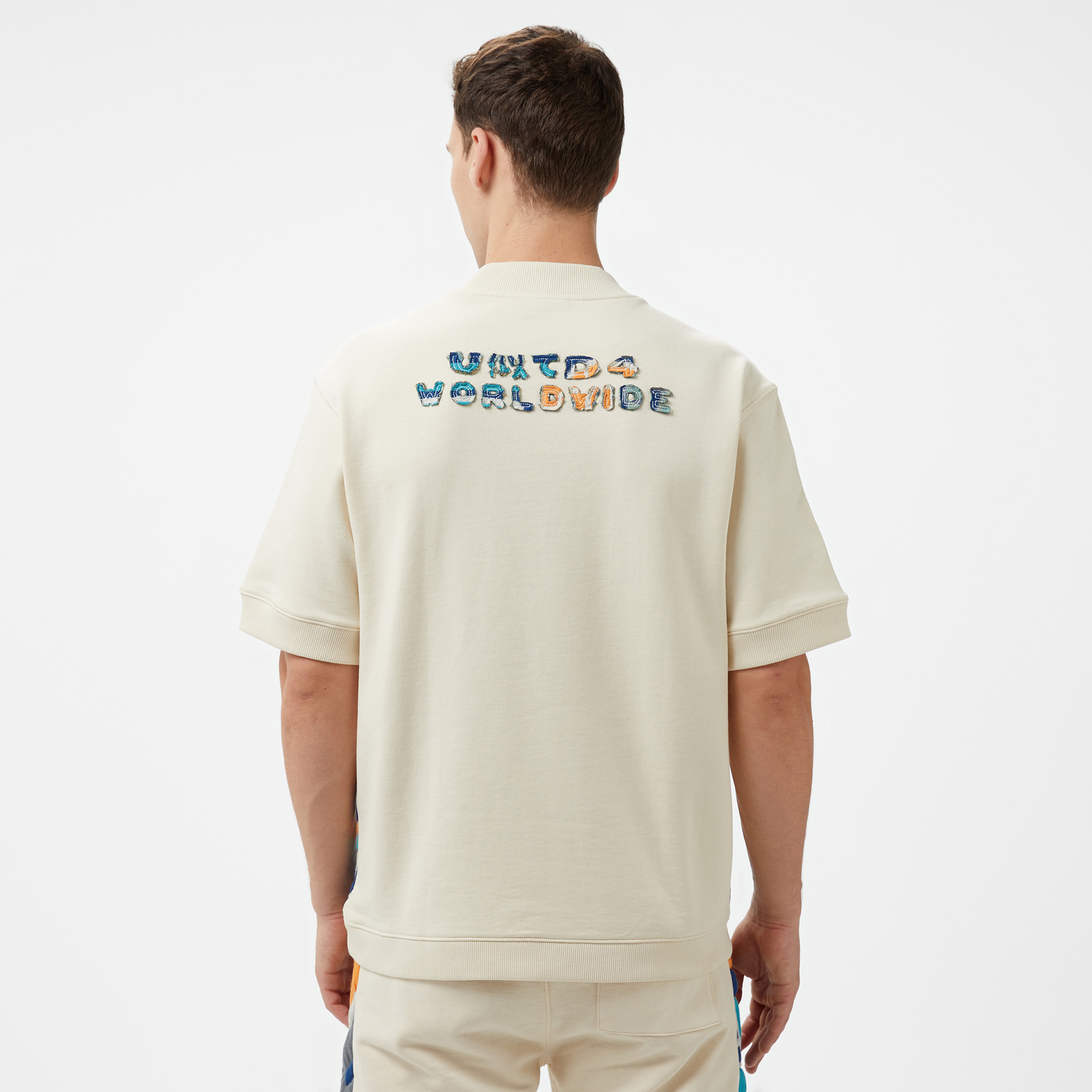 UNITED4 Cubian Erkek Krem T-Shirt