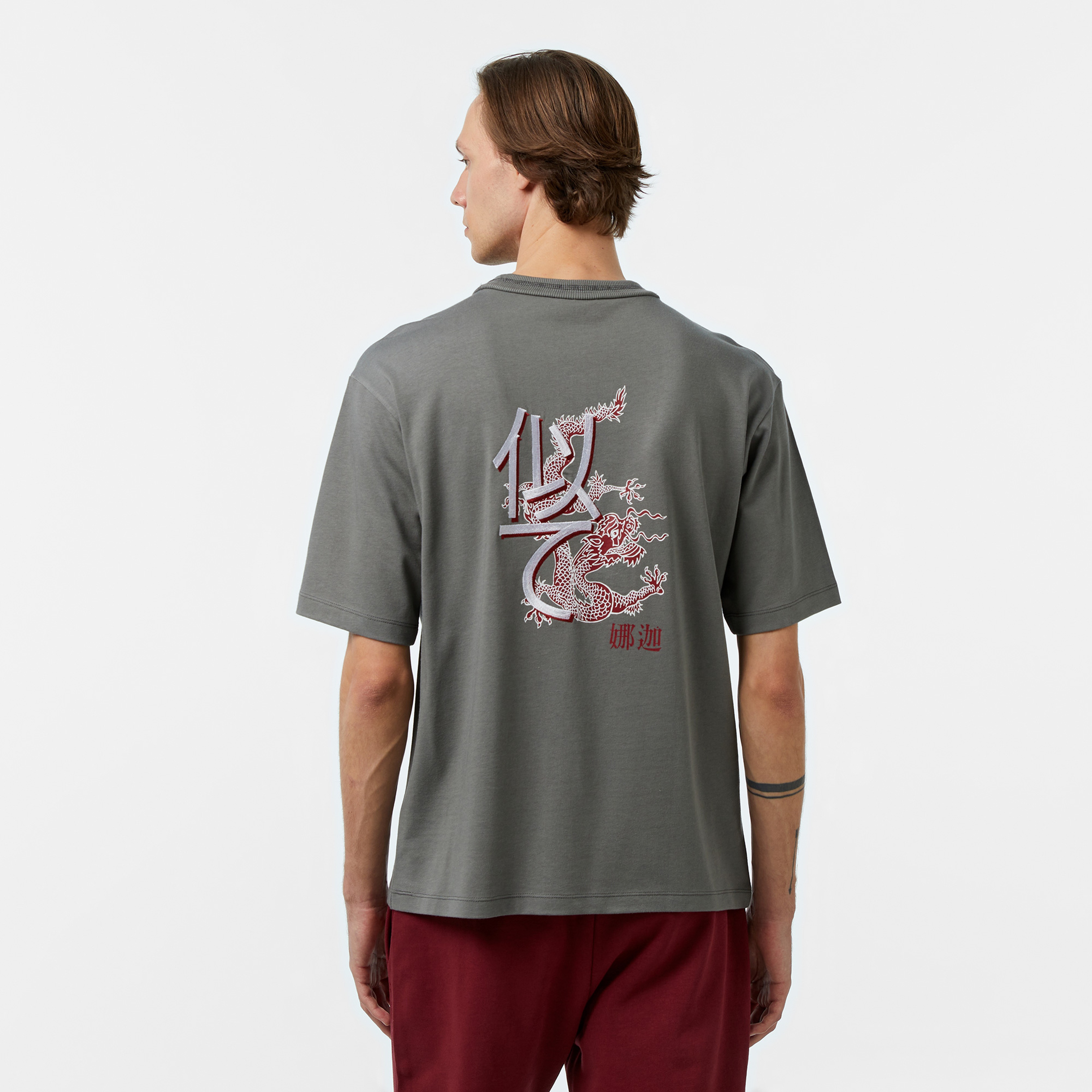 UNITED4 Jpn Limited Edition Erkek Gri T-Shirt