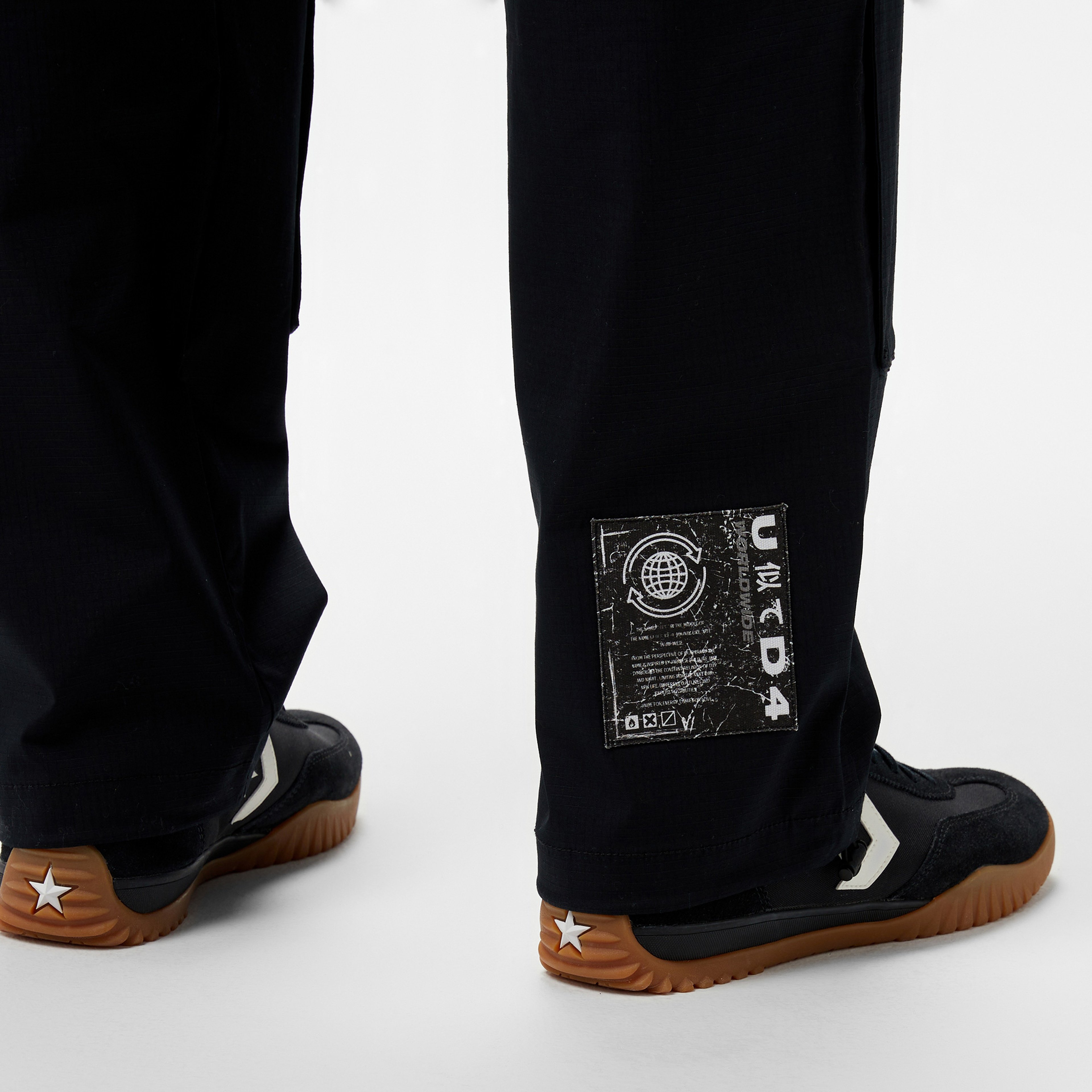 UNITED4 Erkek Siyah Pantolon