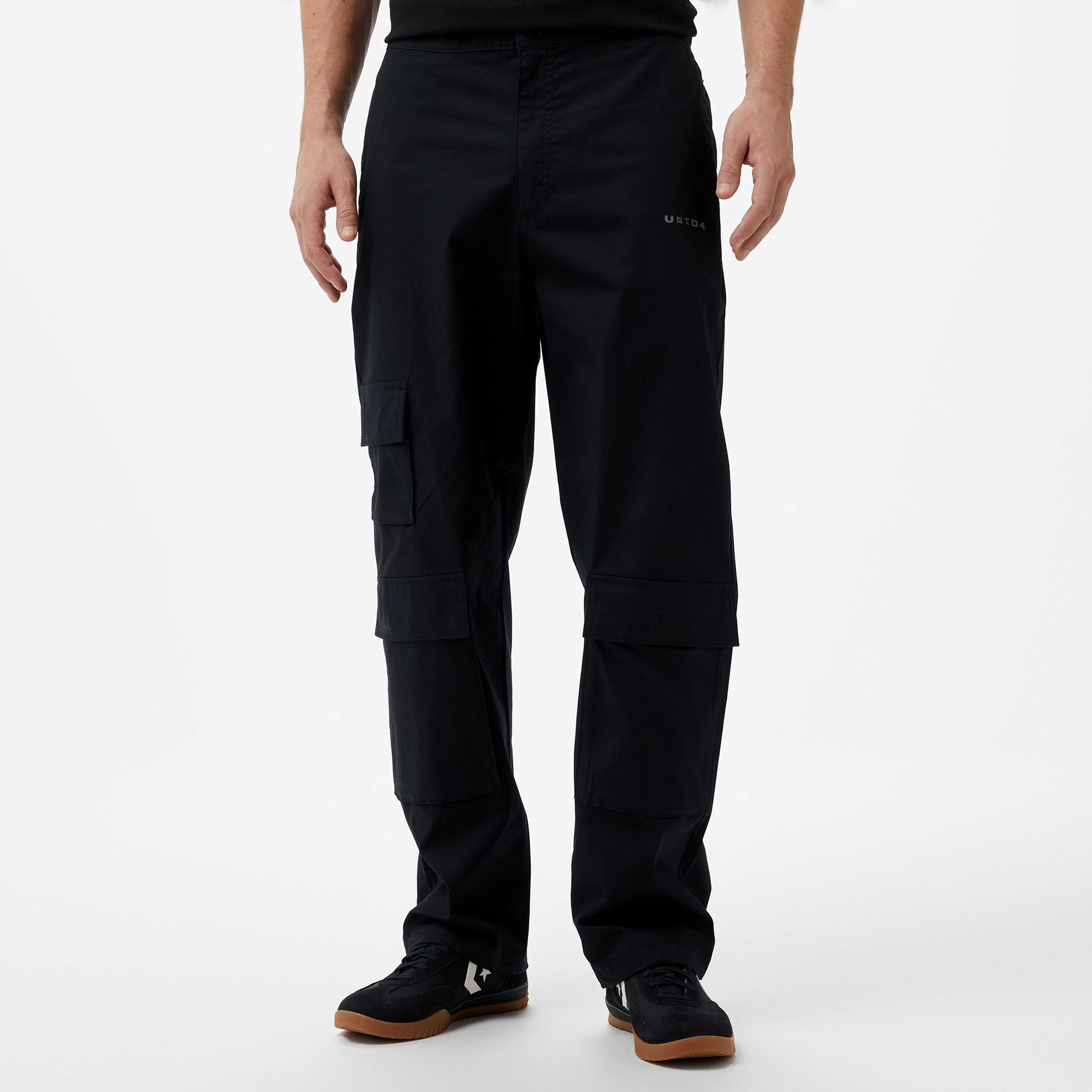 UNITED4 Erkek Siyah Pantolon