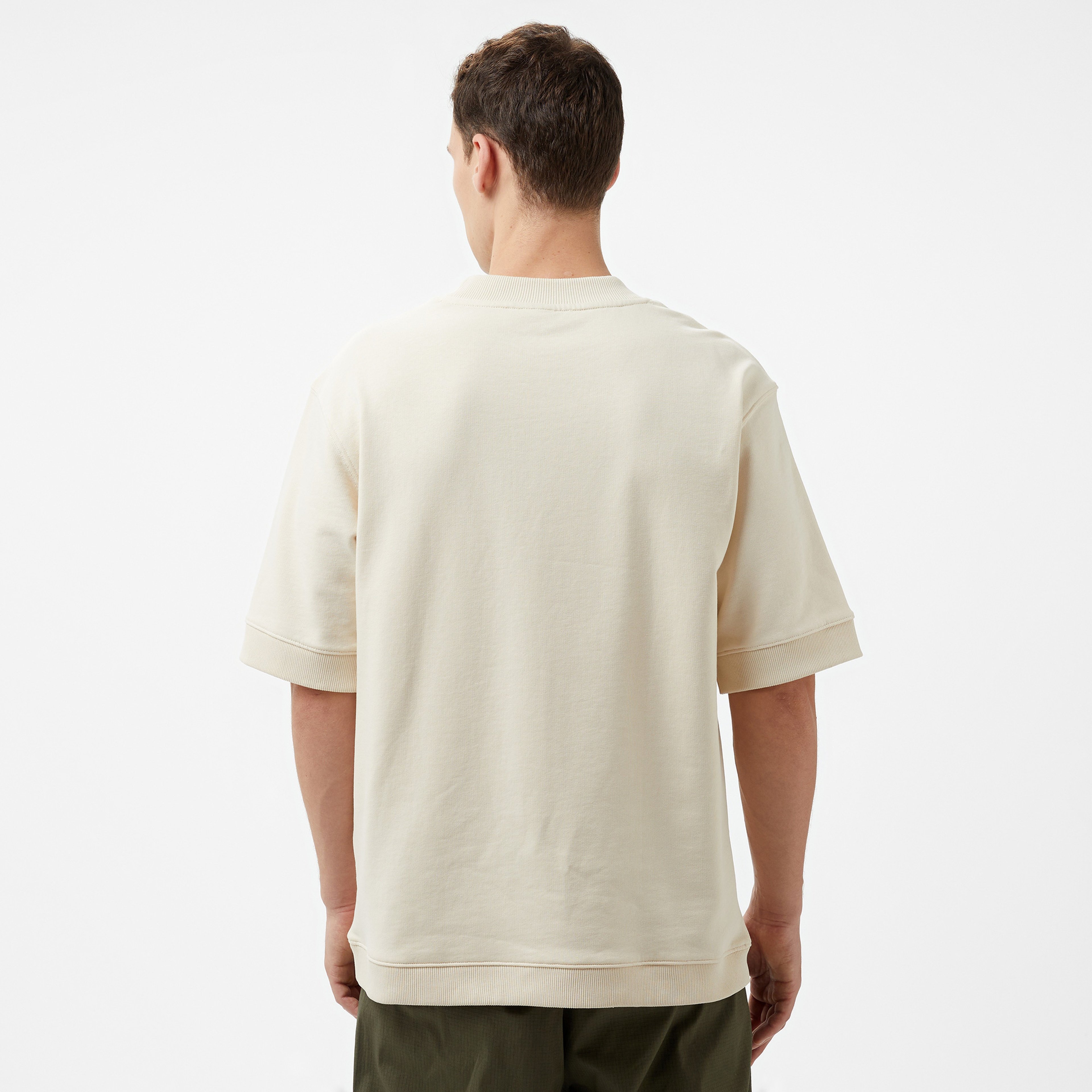 UNITED4 Cubian Erkek Krem T-Shirt