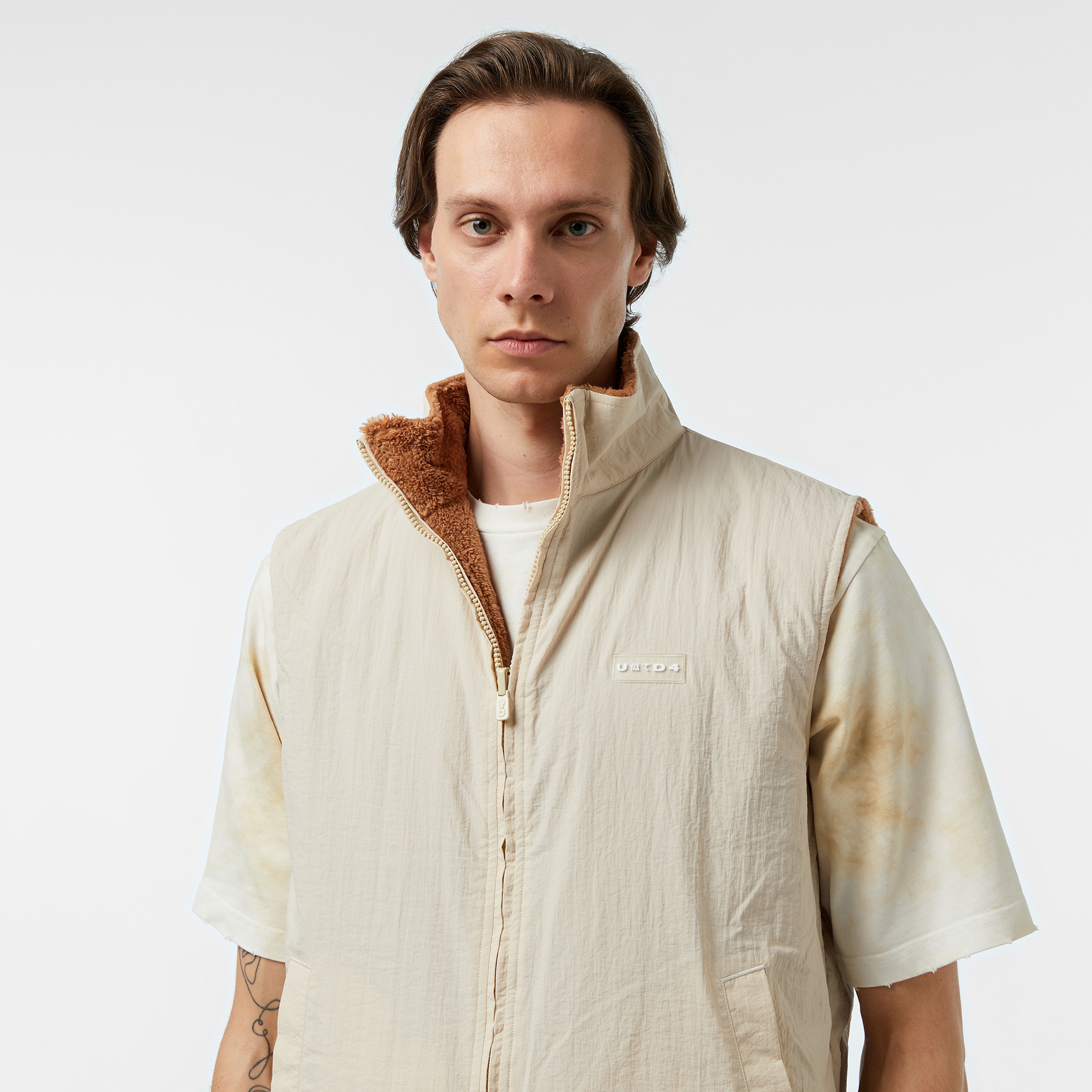 UNITED4 Erkek Kahverengi Yelek