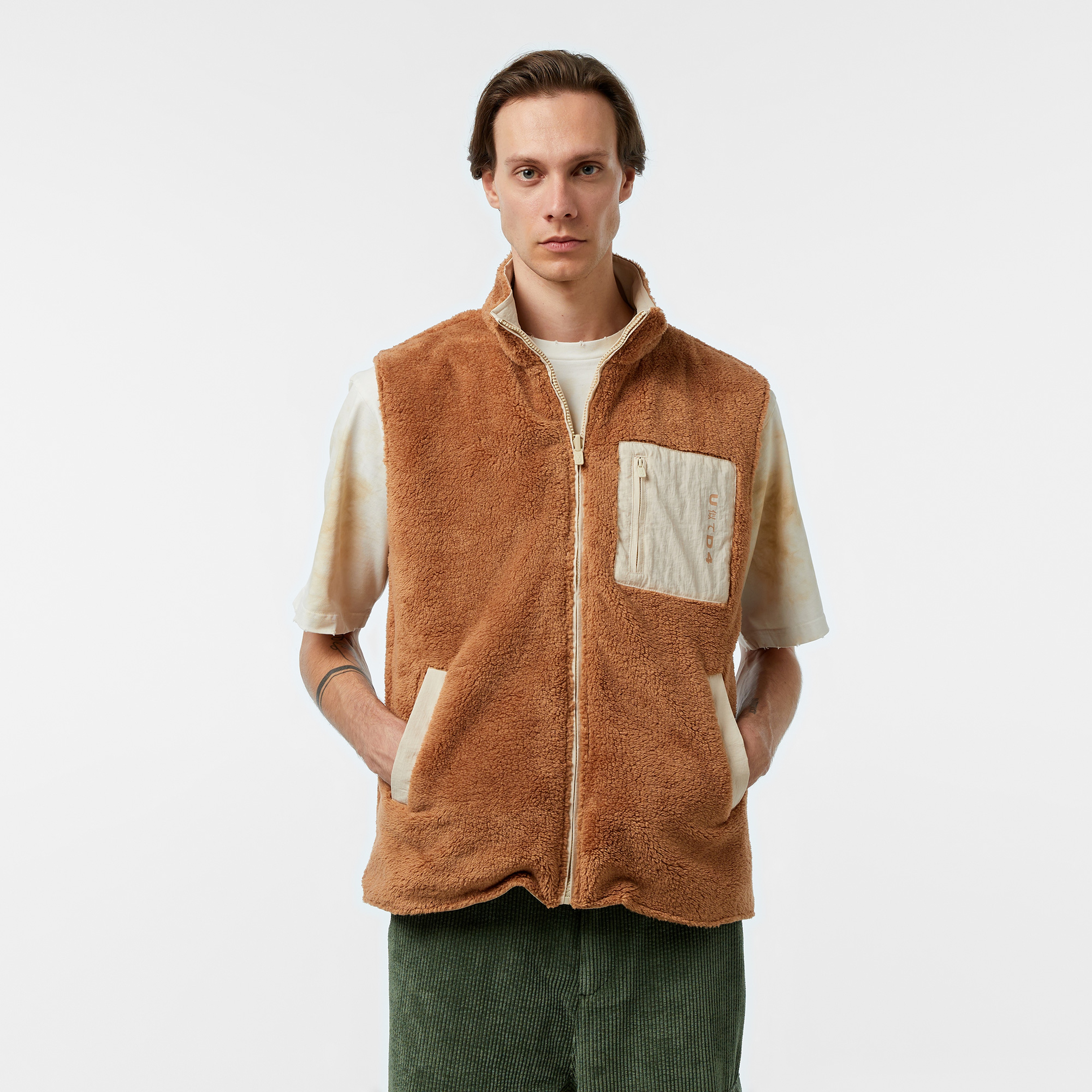 UNITED4 Erkek Kahverengi Yelek