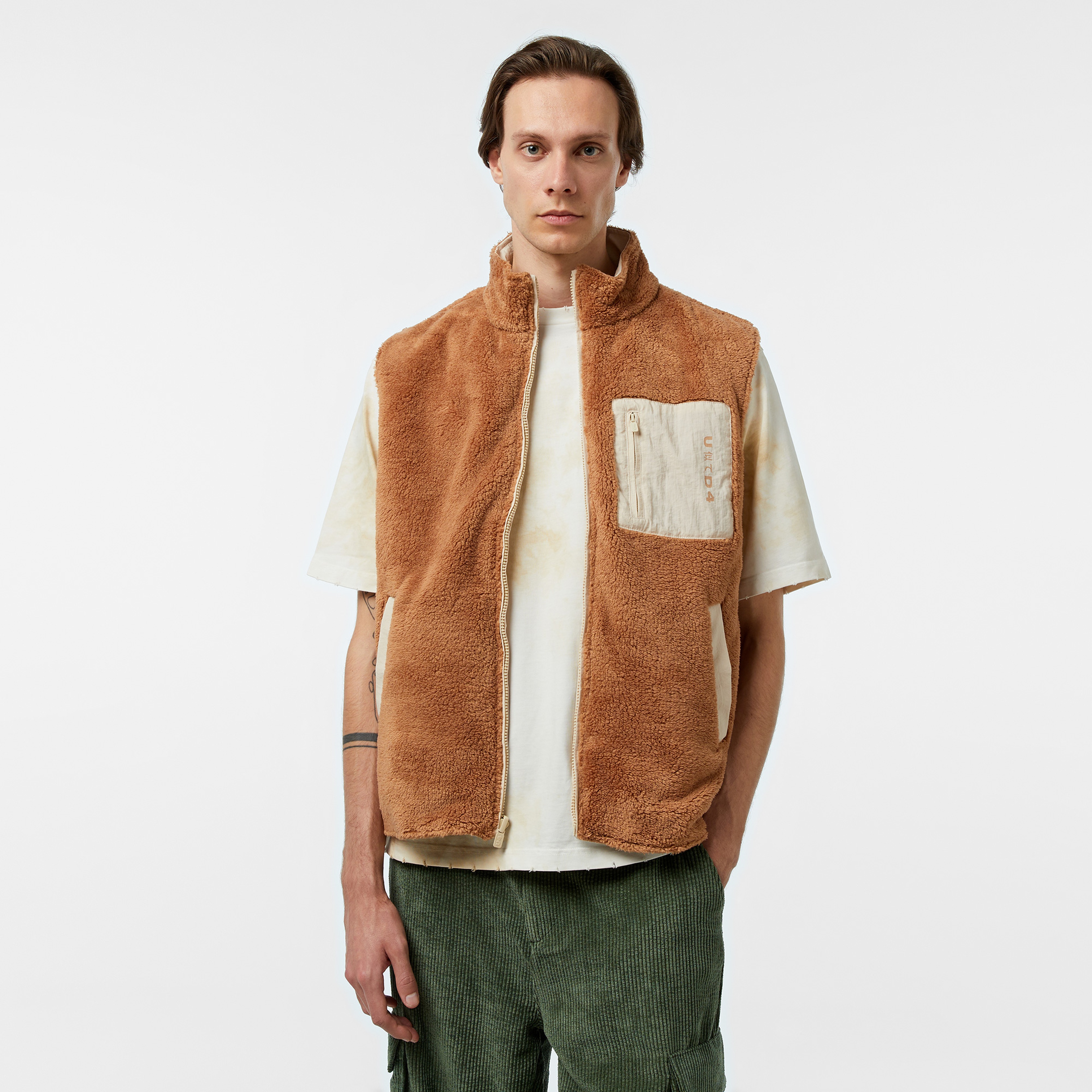 UNITED4 Erkek Kahverengi Yelek