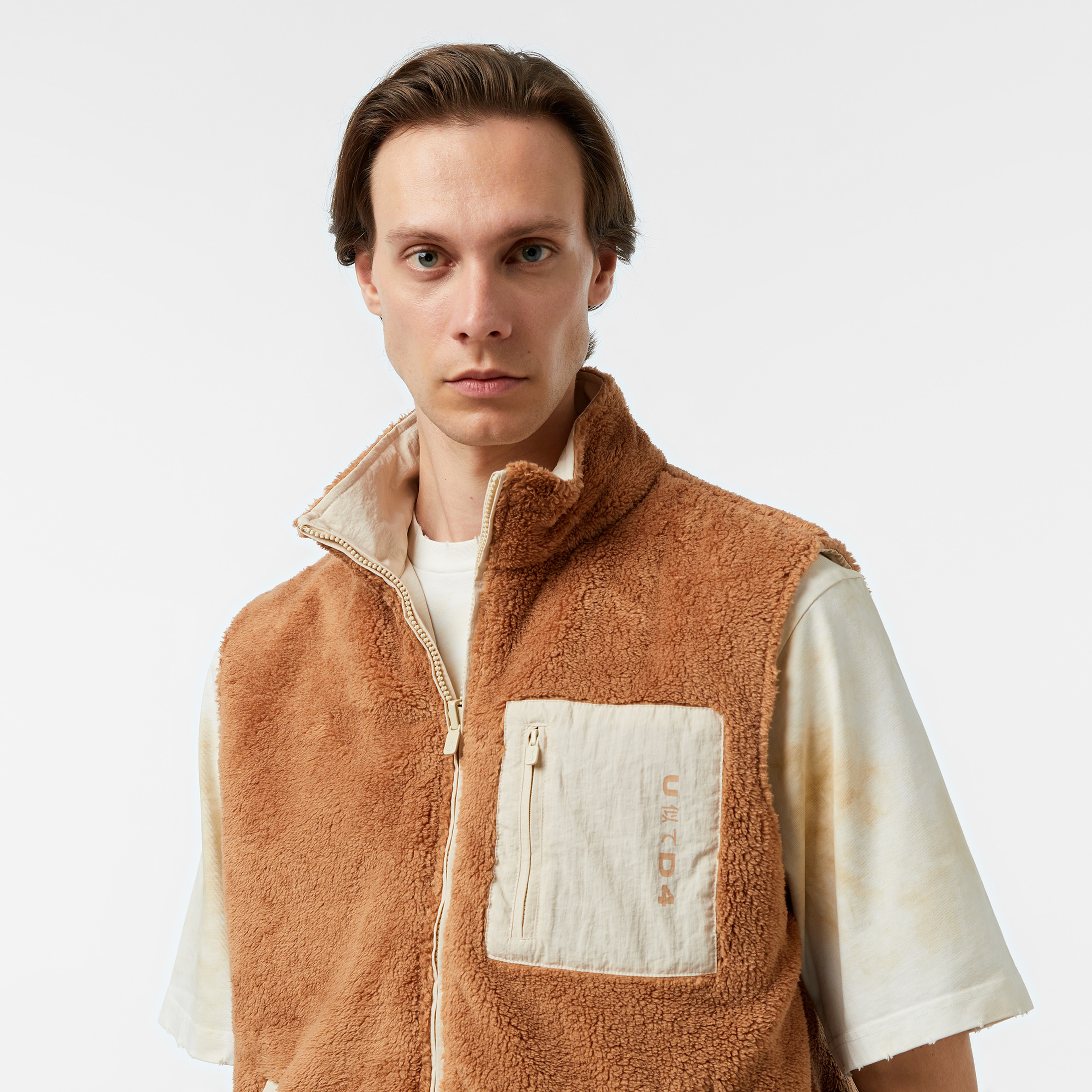 UNITED4 Erkek Kahverengi Yelek