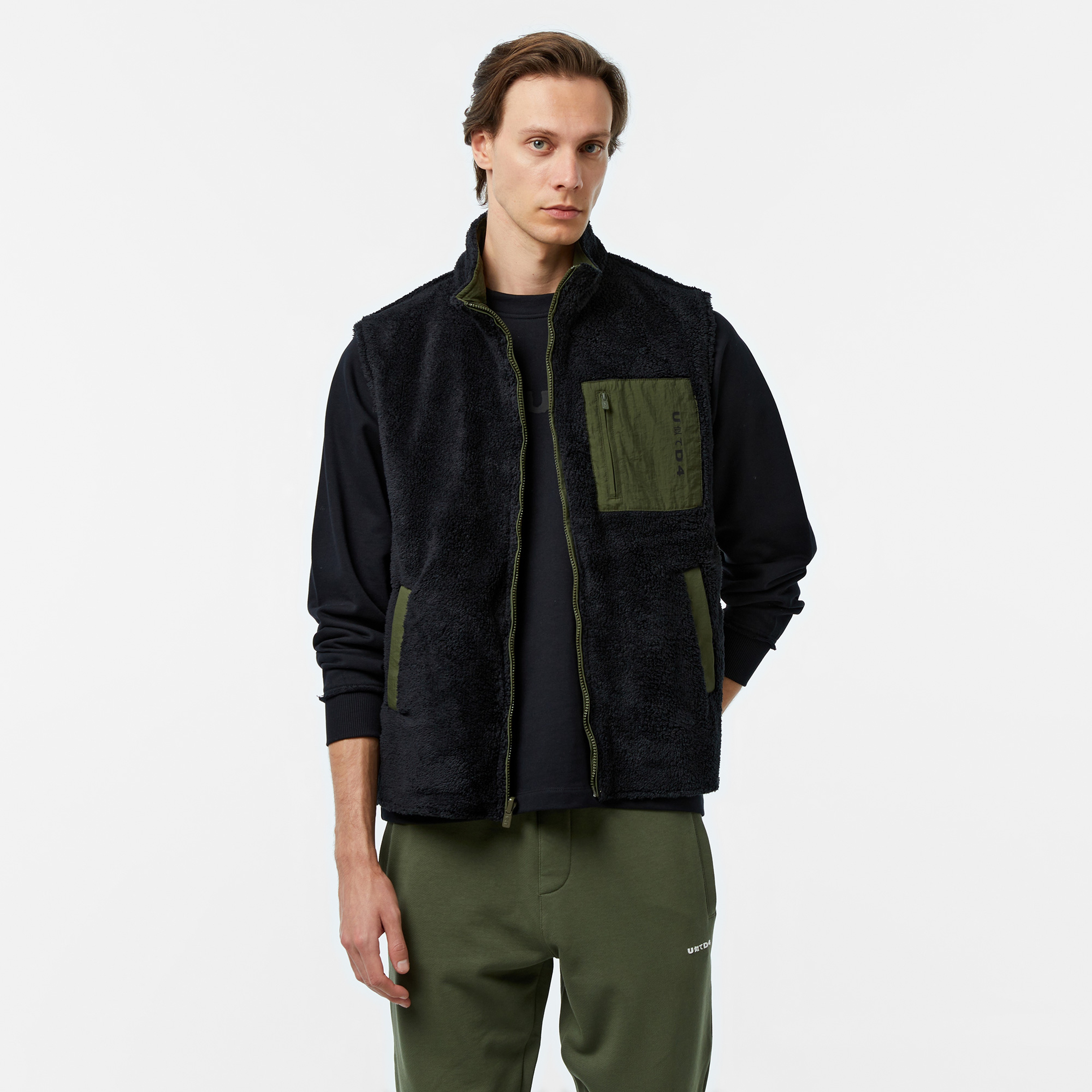 UNITED4 Erkek Siyah Yelek