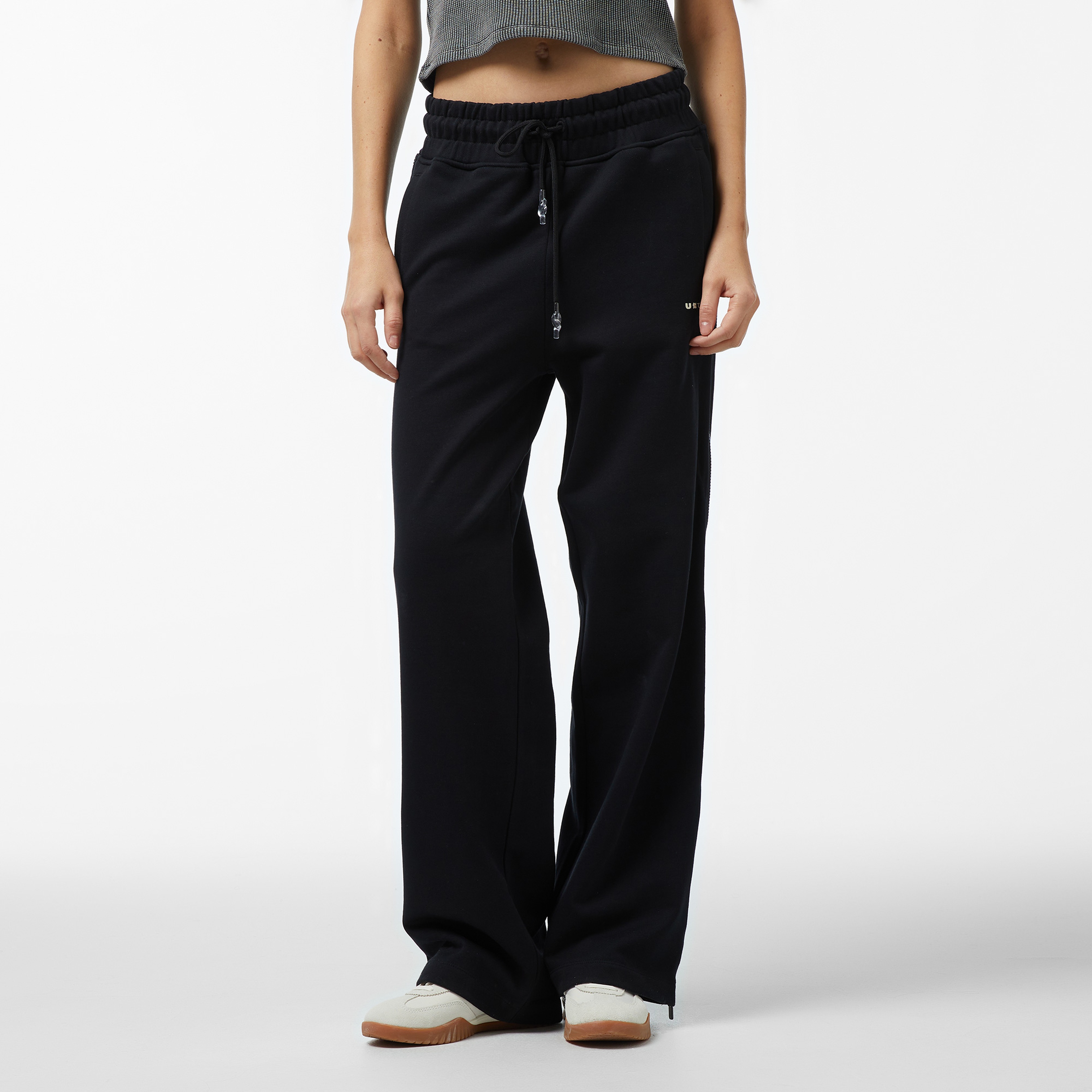 UNITED4 Oversize Kadın Siyah Eşofman Altı